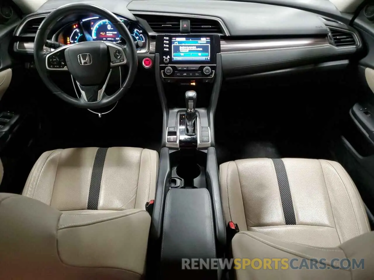 8 Фотография поврежденного автомобиля 19XFC1F79ME013483 HONDA CIVIC 2021