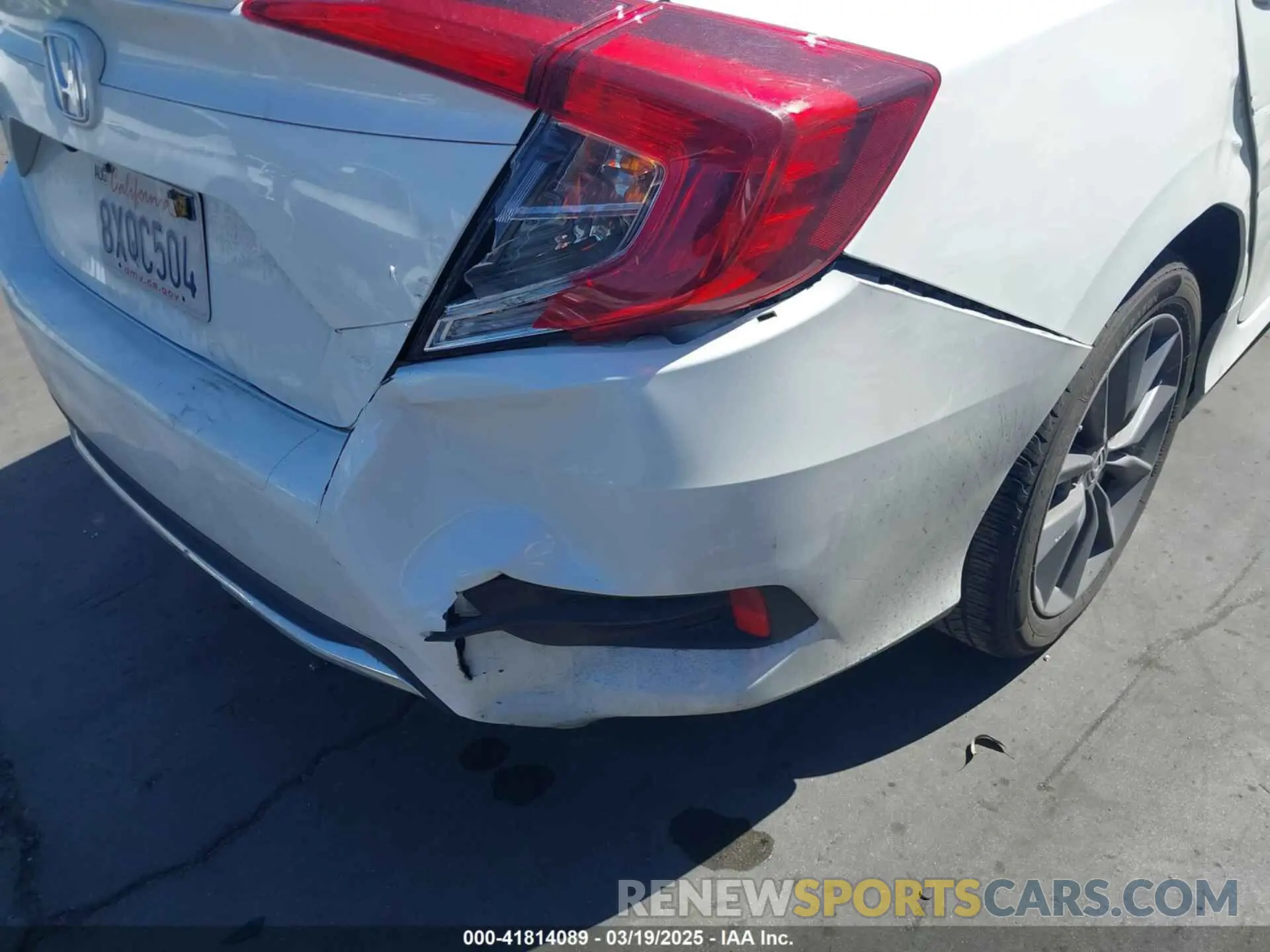 19 Photograph of a damaged car 19XFC1F79ME209522 HONDA CIVIC 2021