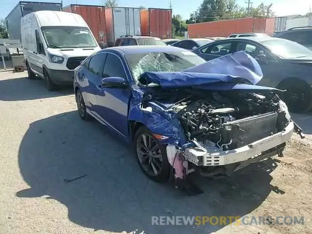 10 Photograph of a damaged car 19XFC1F7XME005702 HONDA CIVIC 2021