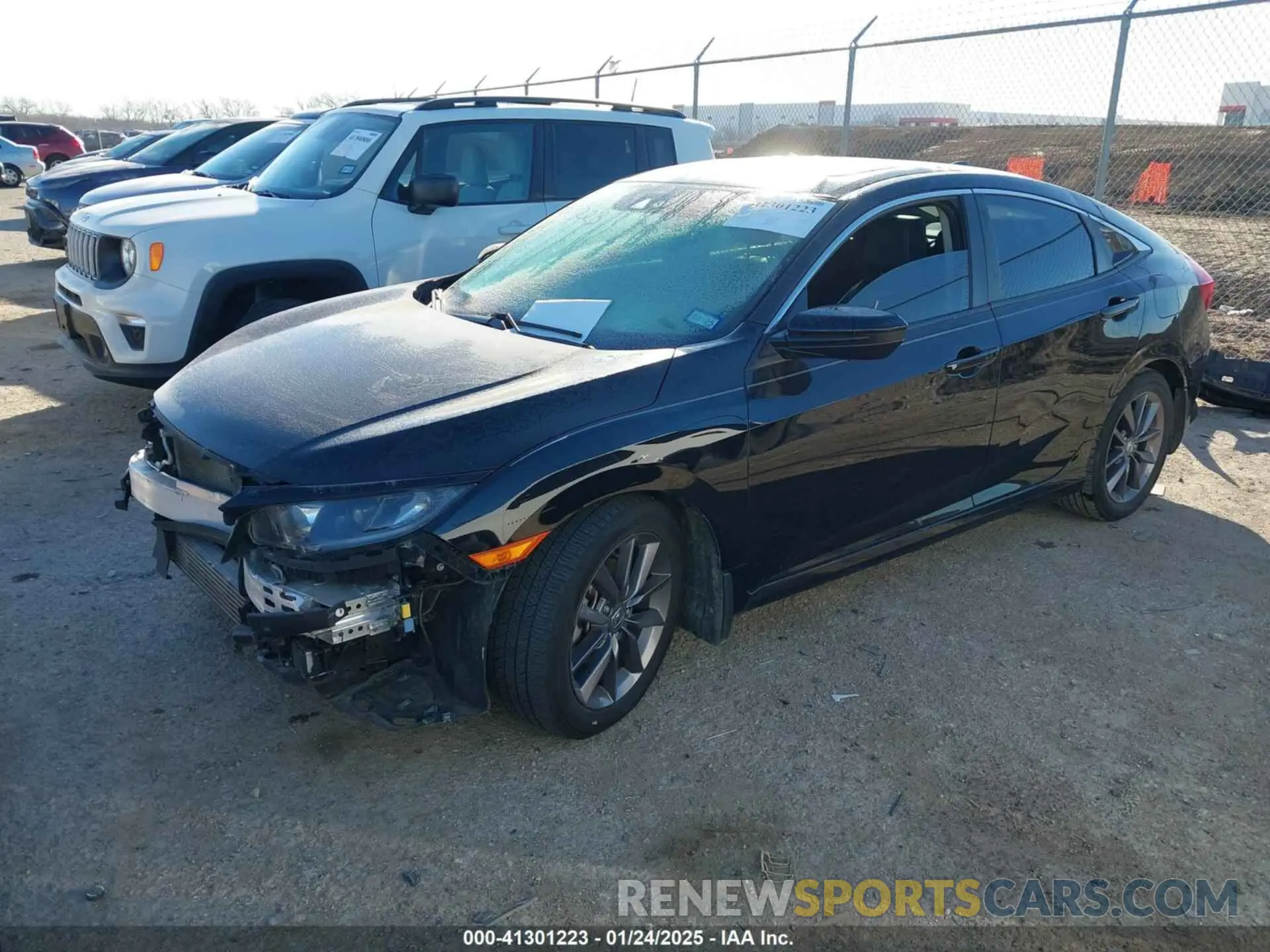 2 Фотография поврежденного автомобиля 19XFC1F7XME013492 HONDA CIVIC 2021