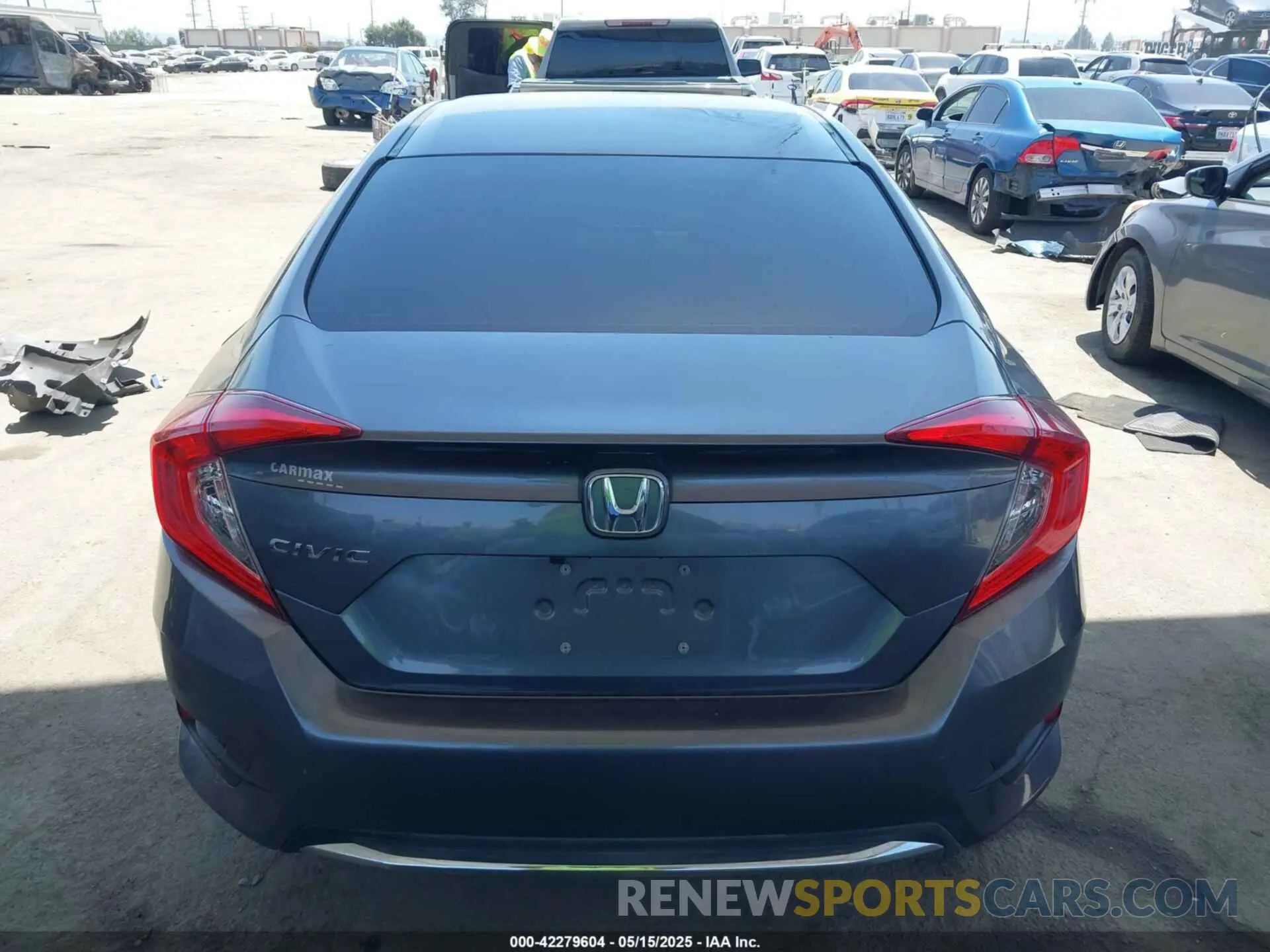 16 Фотография поврежденного автомобиля 19XFC2F62ME201341 HONDA CIVIC 2021