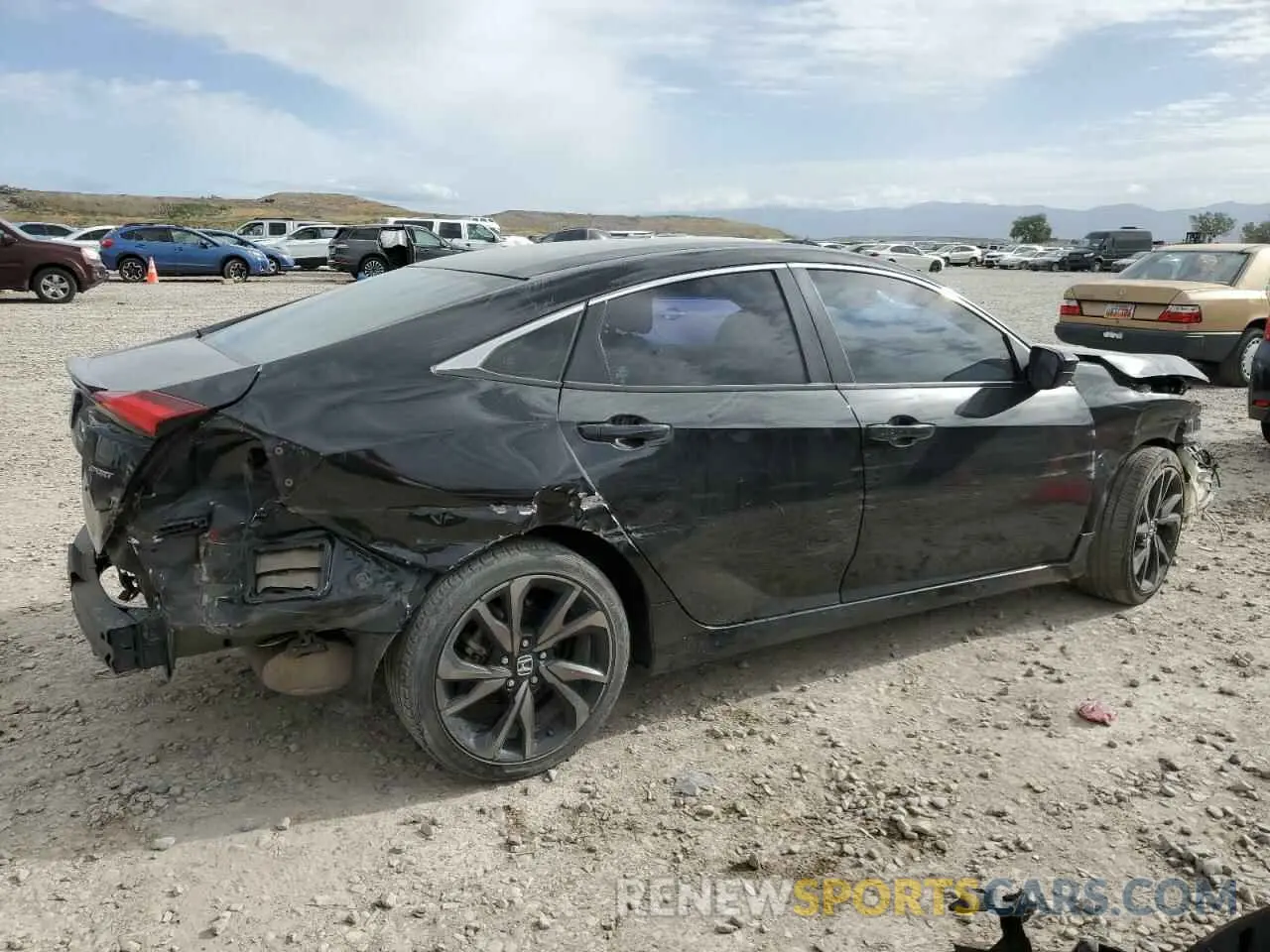 3 Photograph of a damaged car 19XFC2F81ME201445 HONDA CIVIC 2021