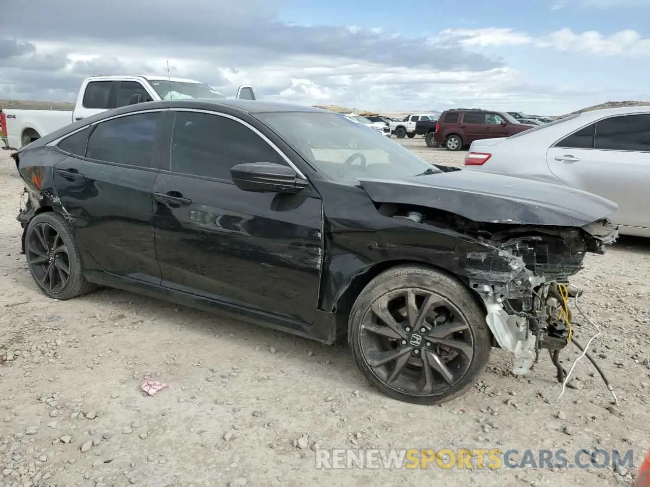 4 Photograph of a damaged car 19XFC2F81ME201445 HONDA CIVIC 2021