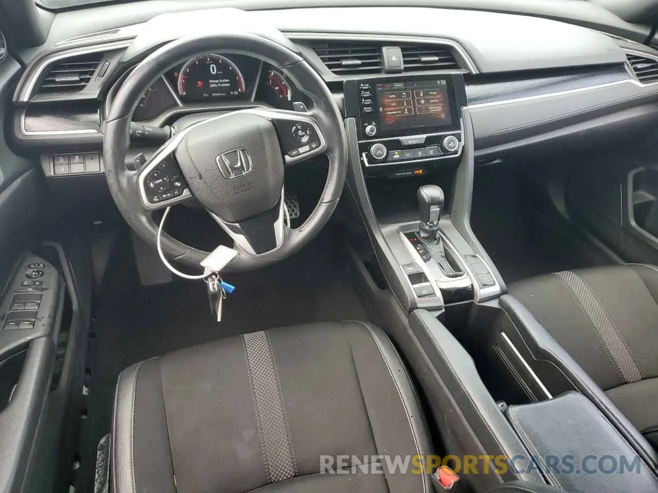 8 Фотография поврежденного автомобиля 19XFC2F81ME203003 HONDA CIVIC 2021