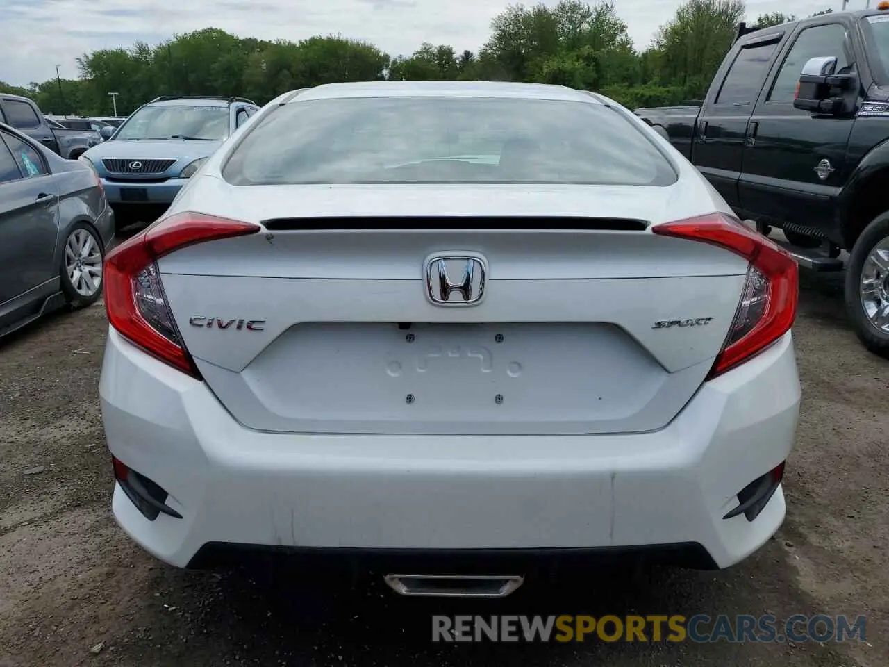 6 Photograph of a damaged car 19XFC2F84ME003197 HONDA CIVIC 2021
