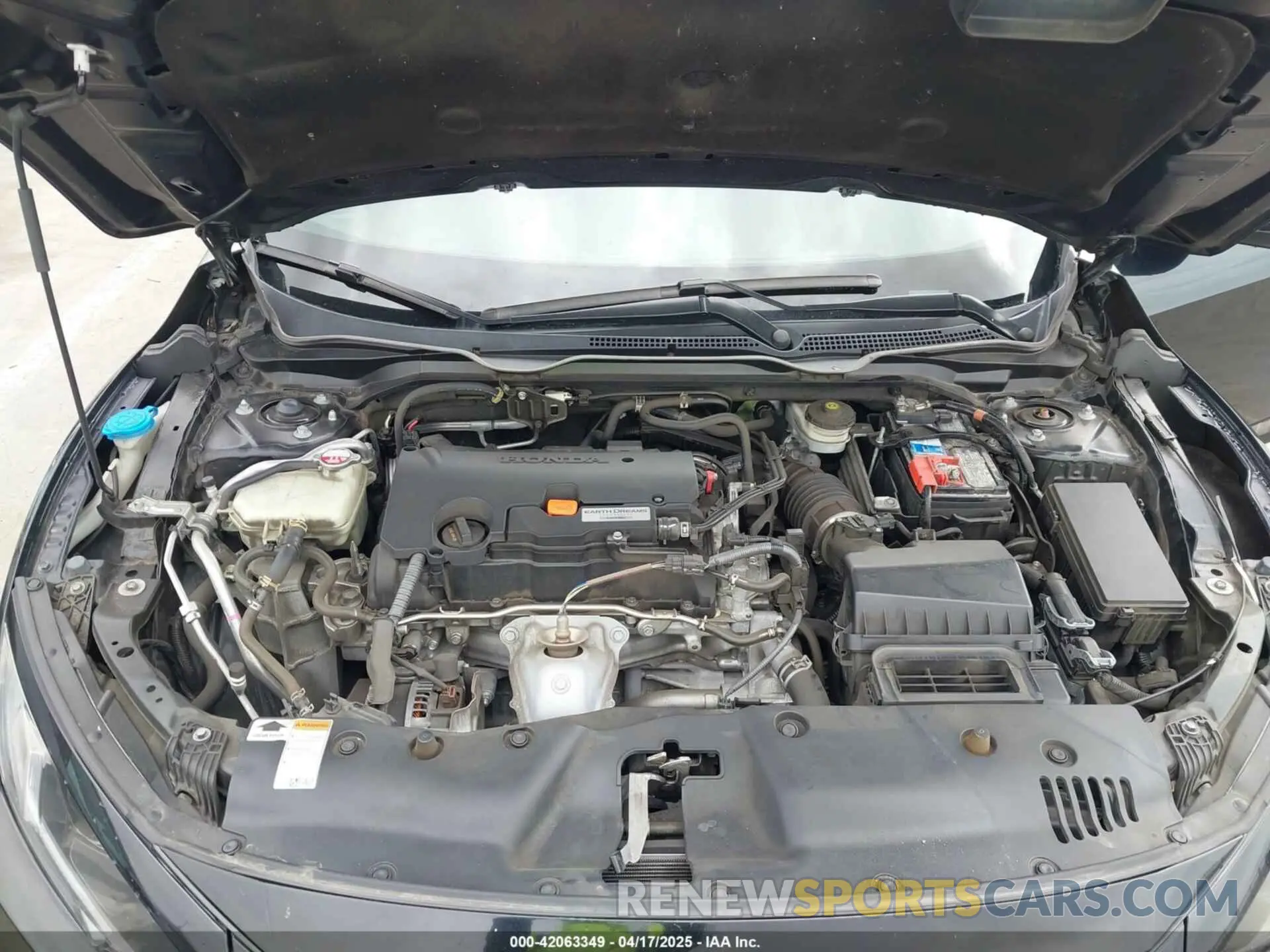 10 Фотография поврежденного автомобиля 19XFC2F84ME203206 HONDA CIVIC 2021