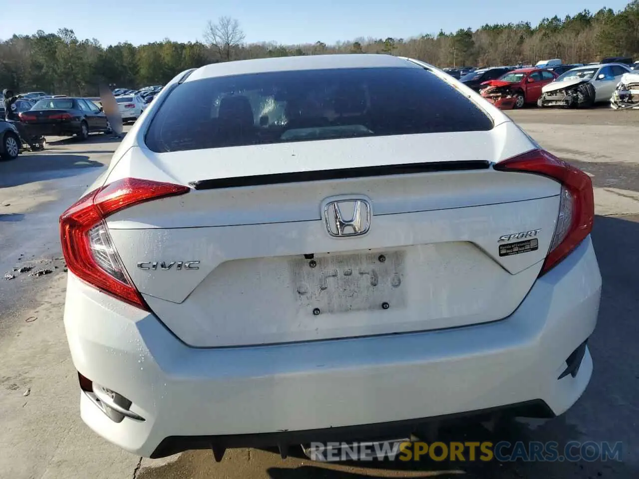 6 Photograph of a damaged car 19XFC2F85ME000096 HONDA CIVIC 2021