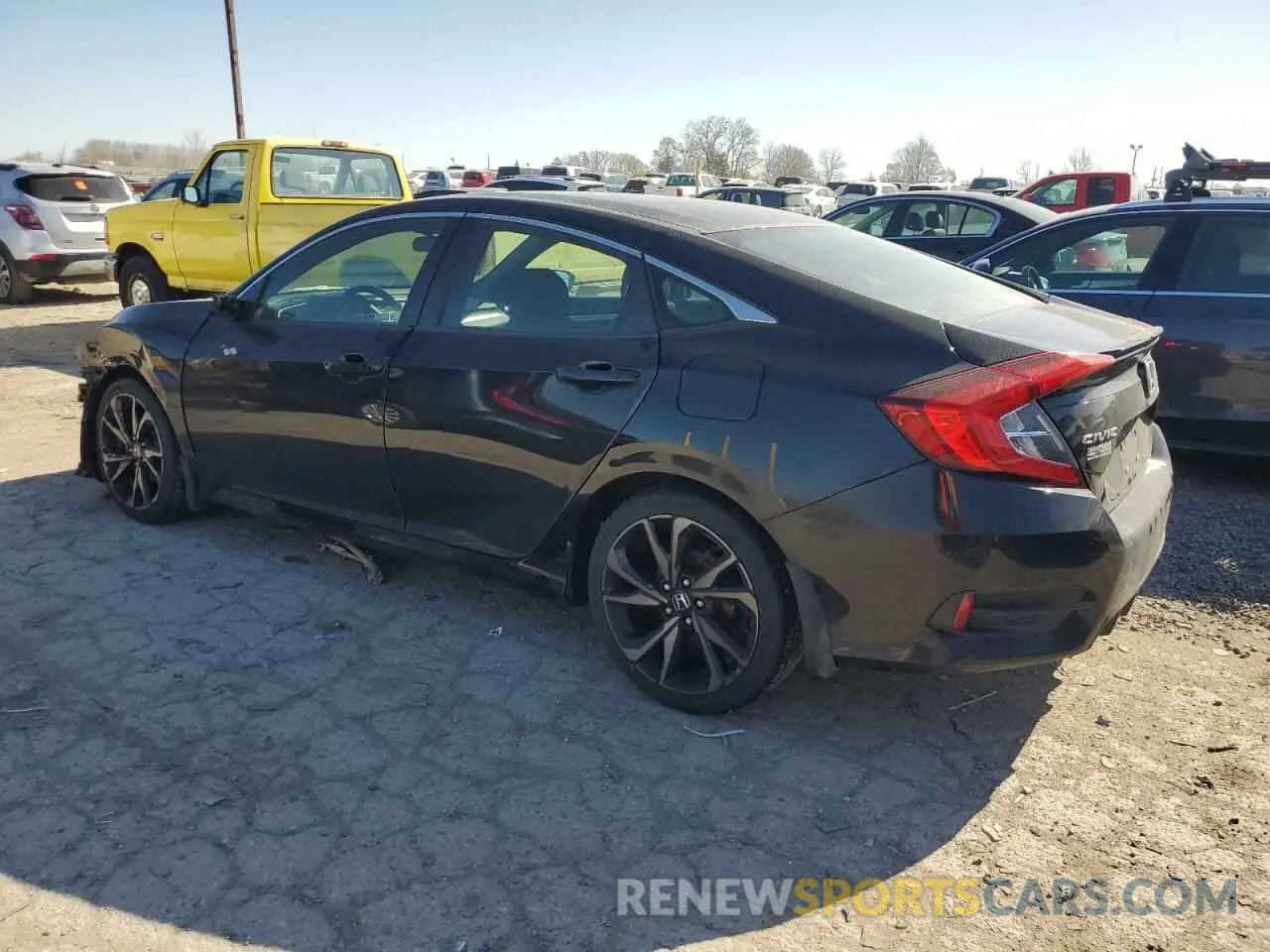 2 Photograph of a damaged car 19XFC2F85ME000566 HONDA CIVIC 2021