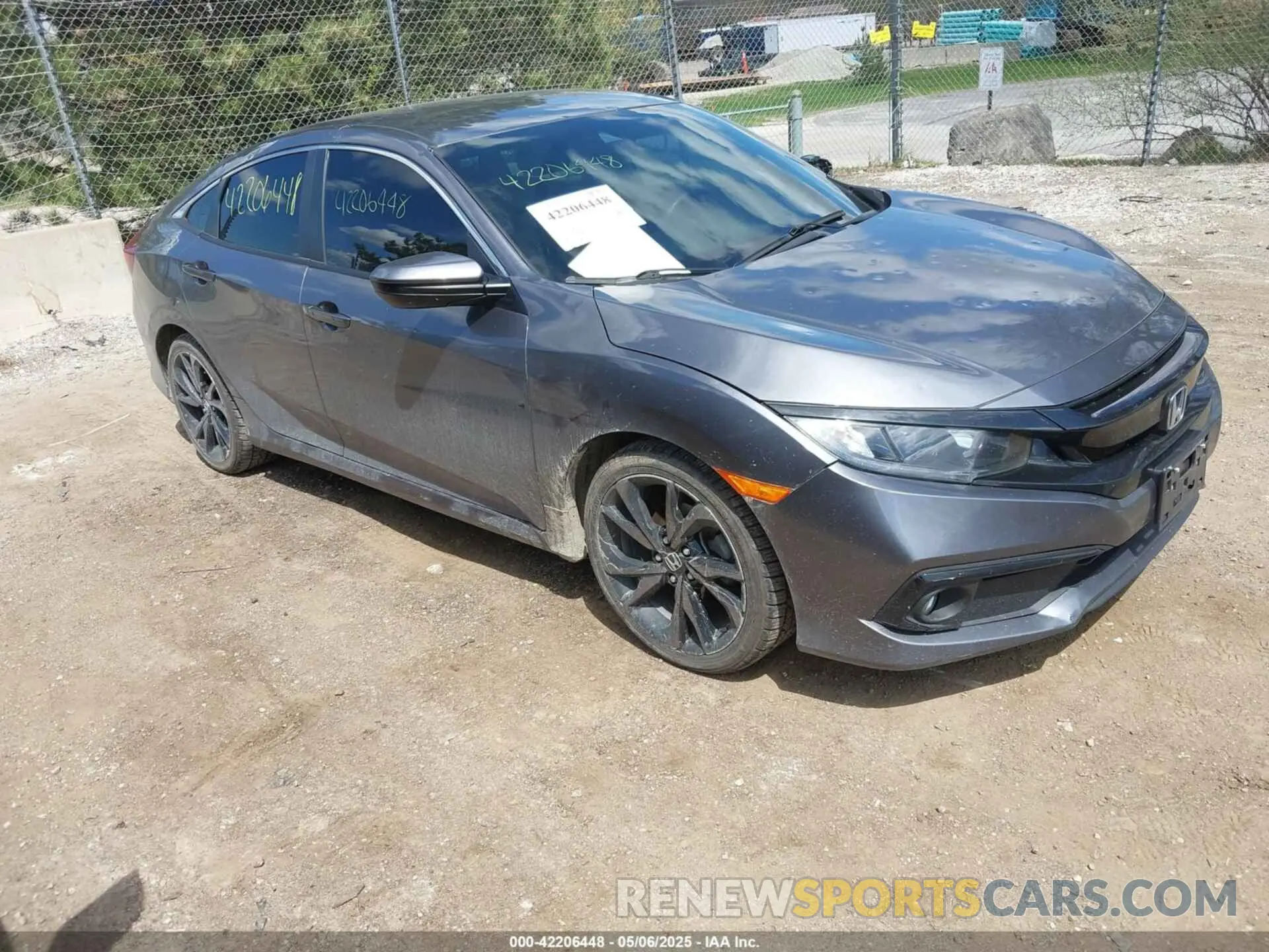 1 Photograph of a damaged car 19XFC2F85ME001894 HONDA CIVIC 2021