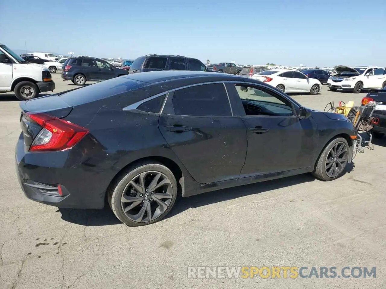 3 Photograph of a damaged car 19XFC2F86ME202736 HONDA CIVIC 2021
