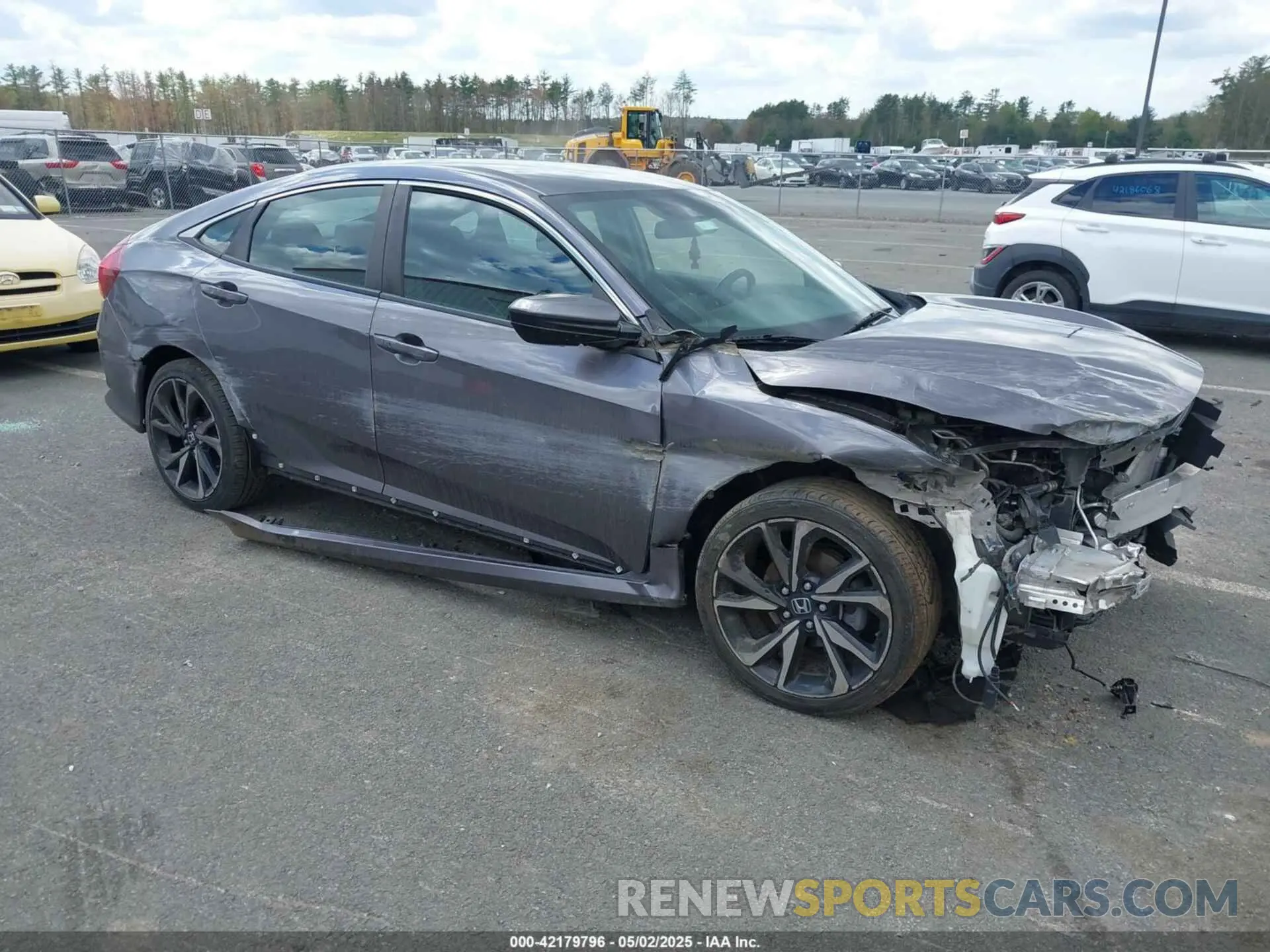 1 Photograph of a damaged car 19XFC2F87ME200977 HONDA CIVIC 2021