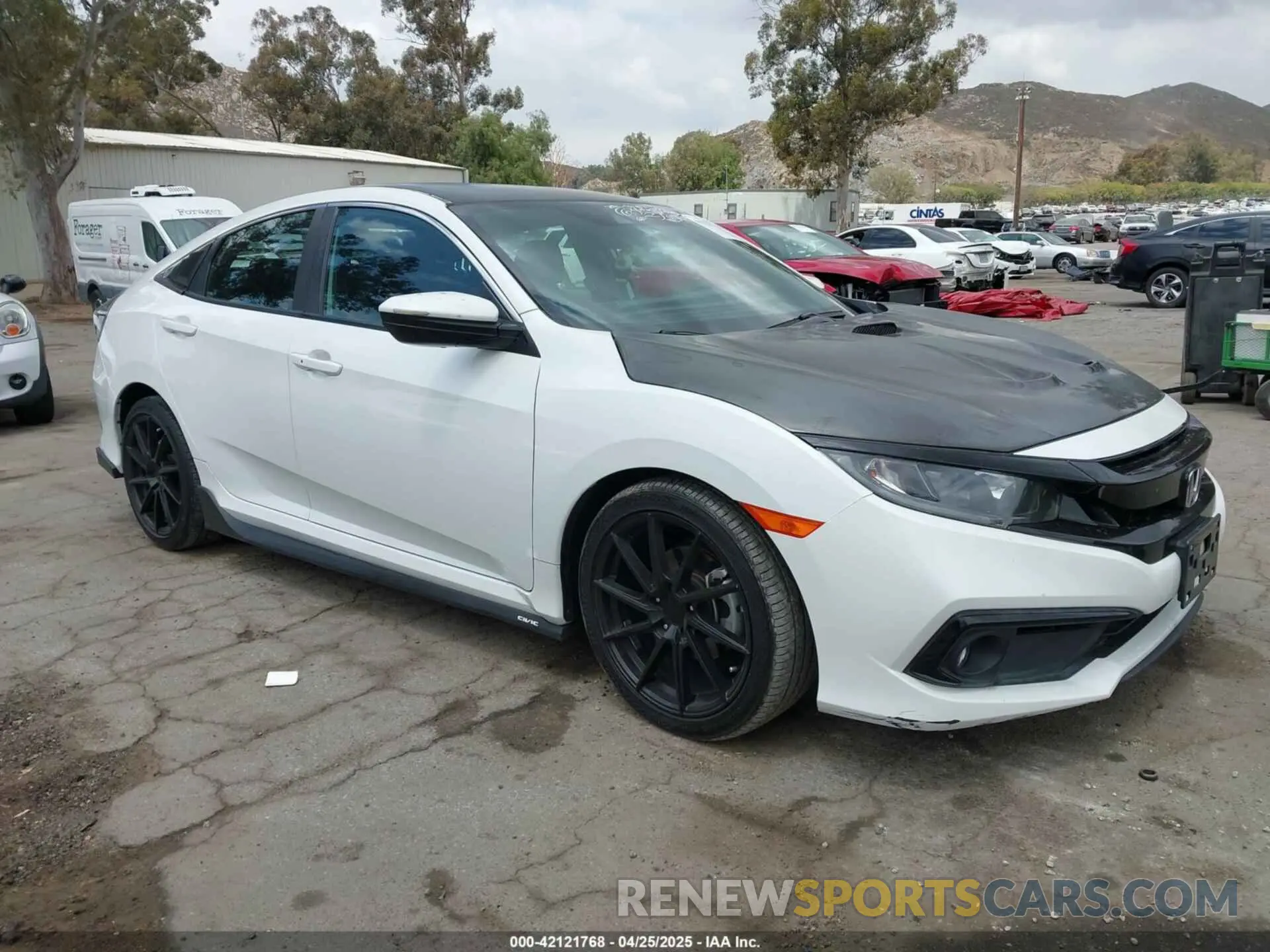 1 Photograph of a damaged car 19XFC2F88ME203080 HONDA CIVIC 2021