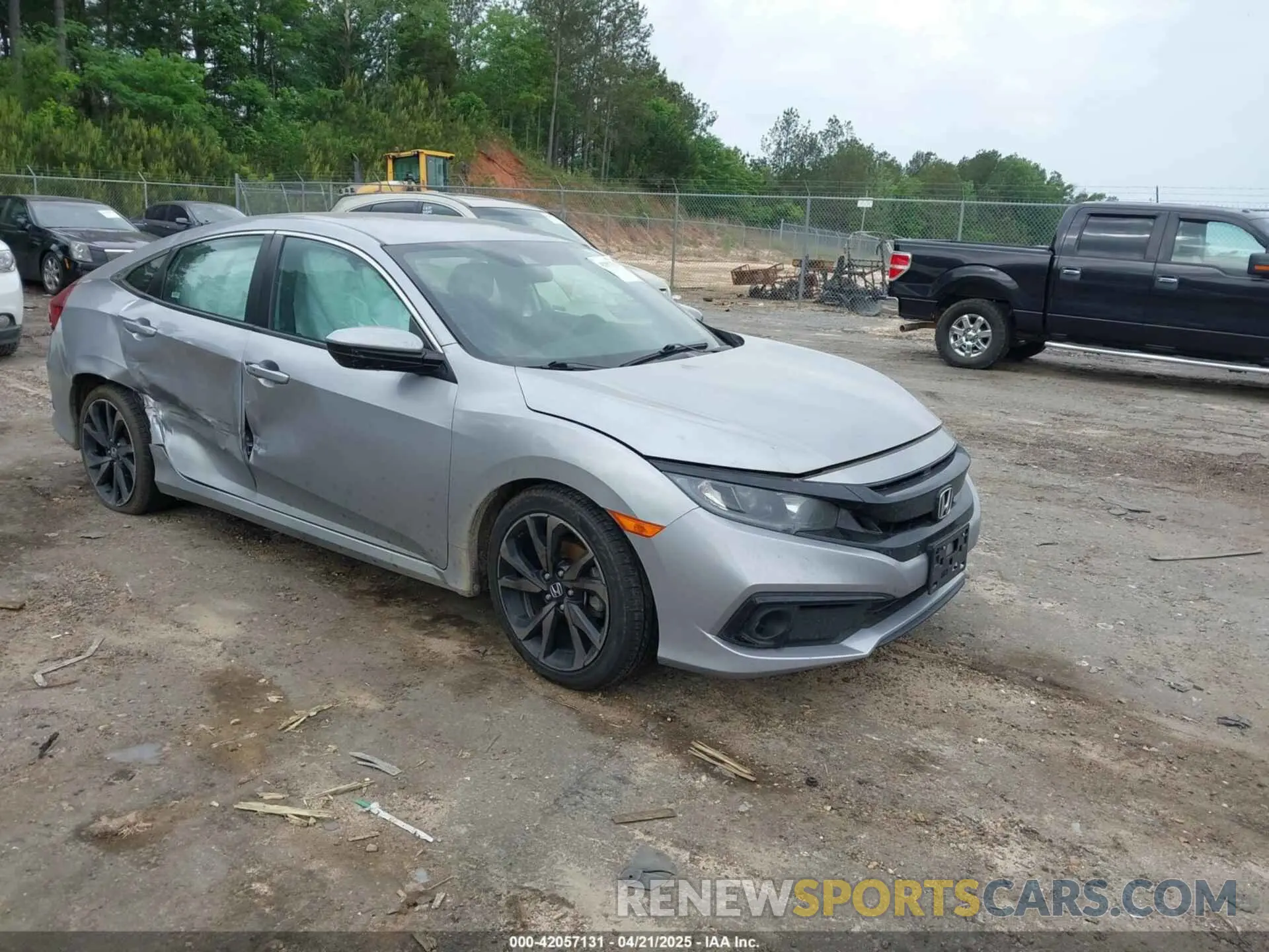 1 Photograph of a damaged car 19XFC2F89ME003745 HONDA CIVIC 2021