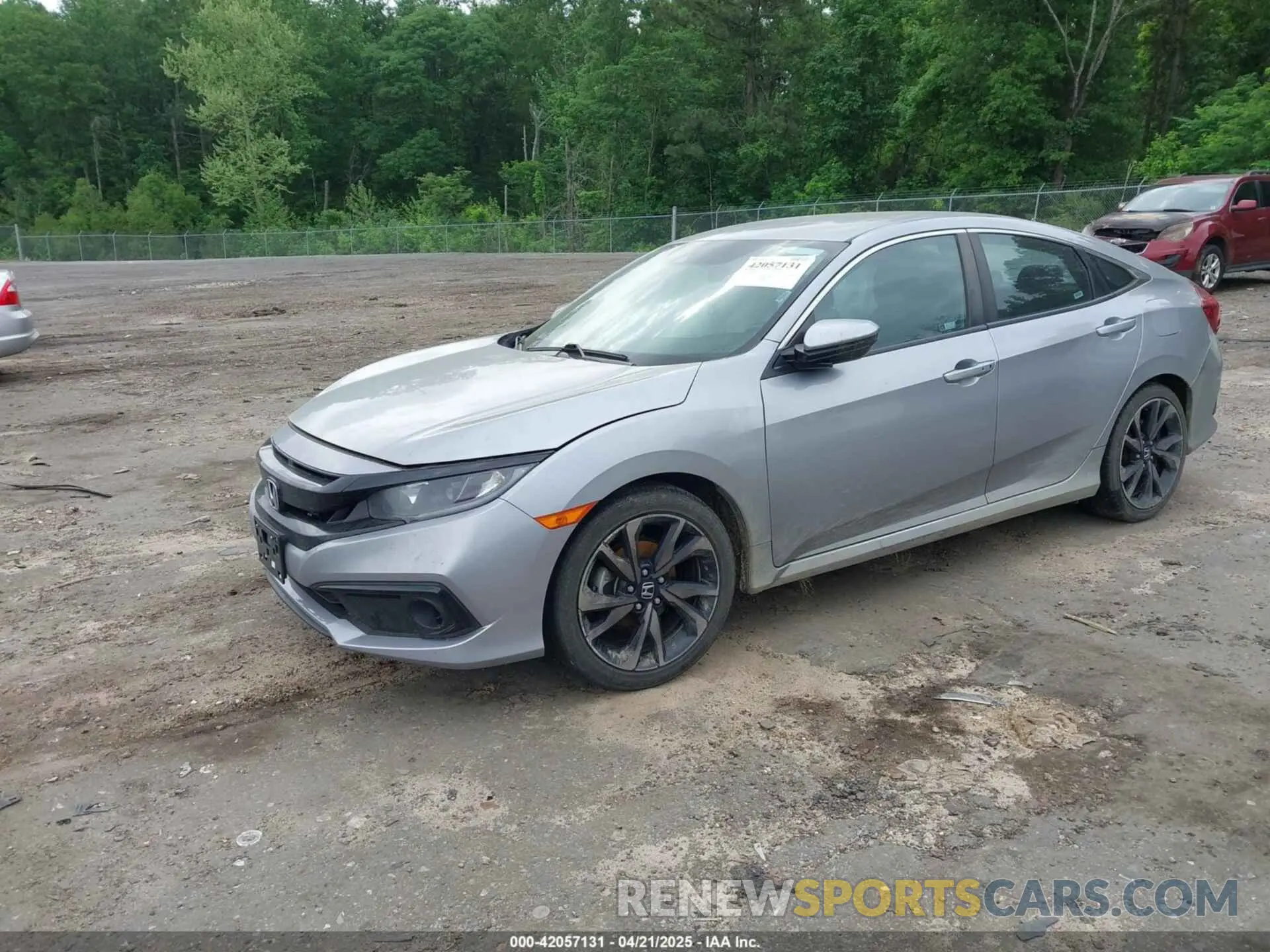 2 Photograph of a damaged car 19XFC2F89ME003745 HONDA CIVIC 2021