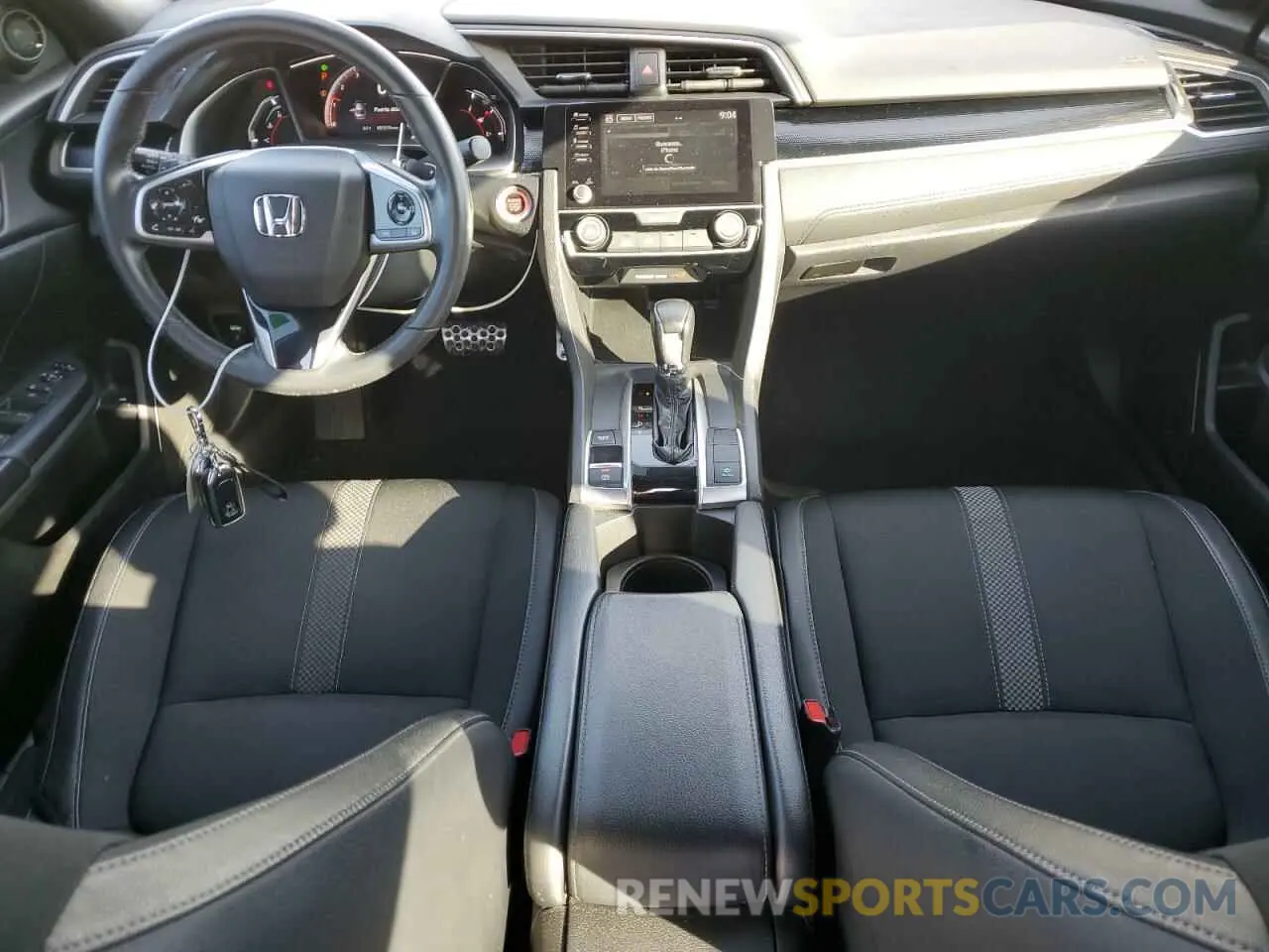 8 Фотография поврежденного автомобиля 19XFC2F89ME201953 HONDA CIVIC 2021