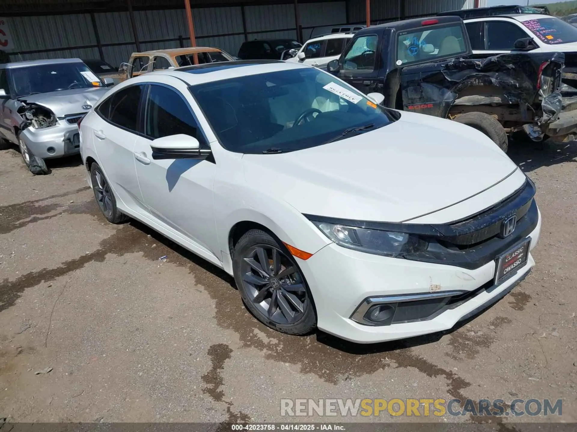 1 Photograph of a damaged car 2HGFC1F30MH705053 HONDA CIVIC 2021