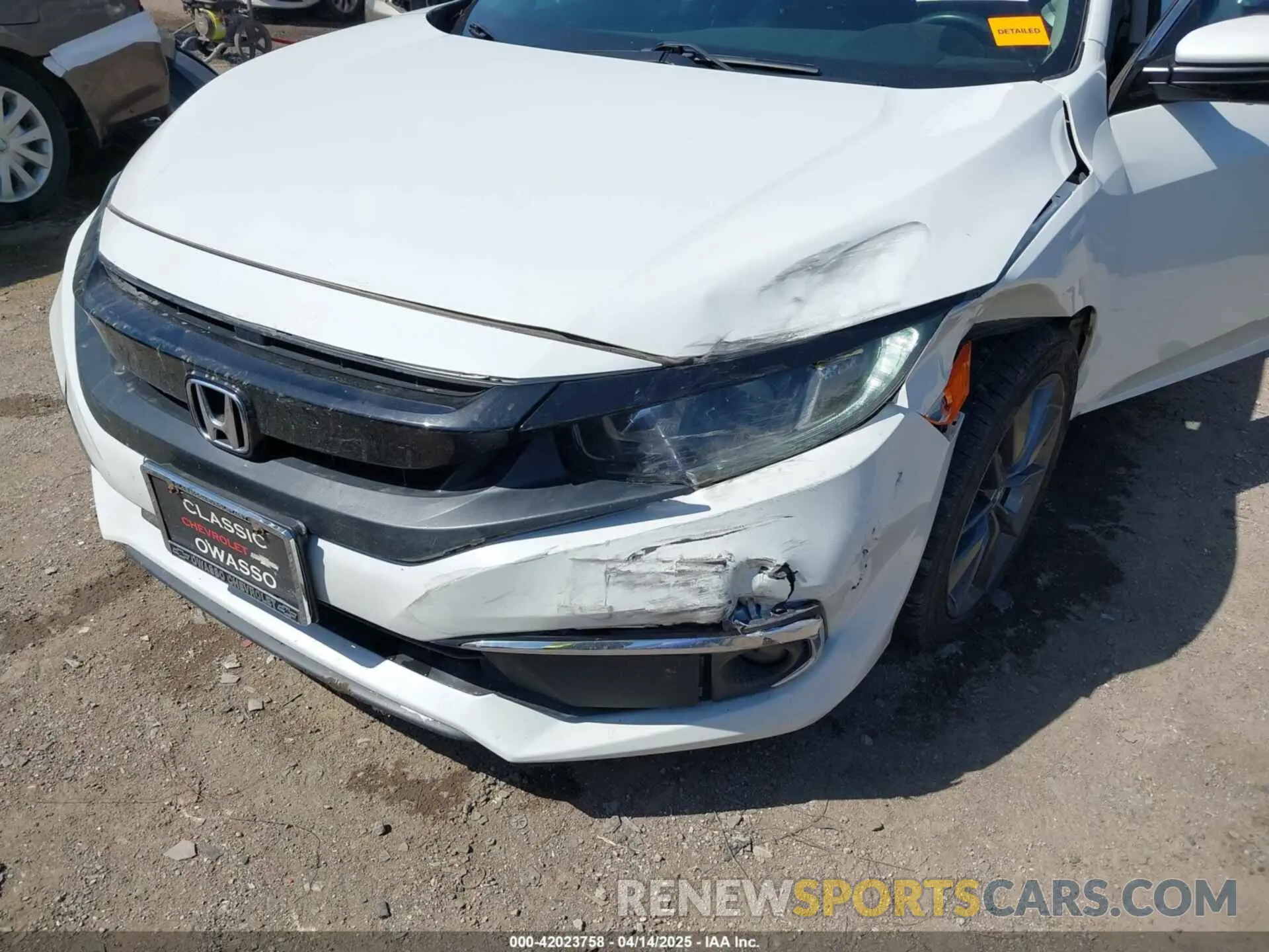 12 Photograph of a damaged car 2HGFC1F30MH705053 HONDA CIVIC 2021