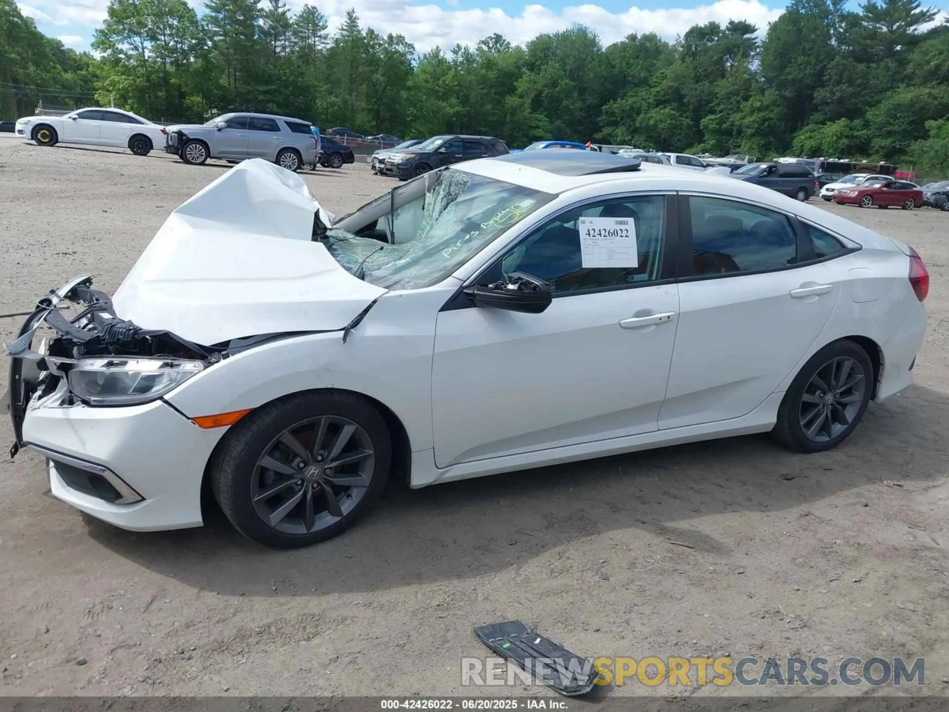 13 Photograph of a damaged car 2HGFC1F35MH703671 HONDA CIVIC 2021