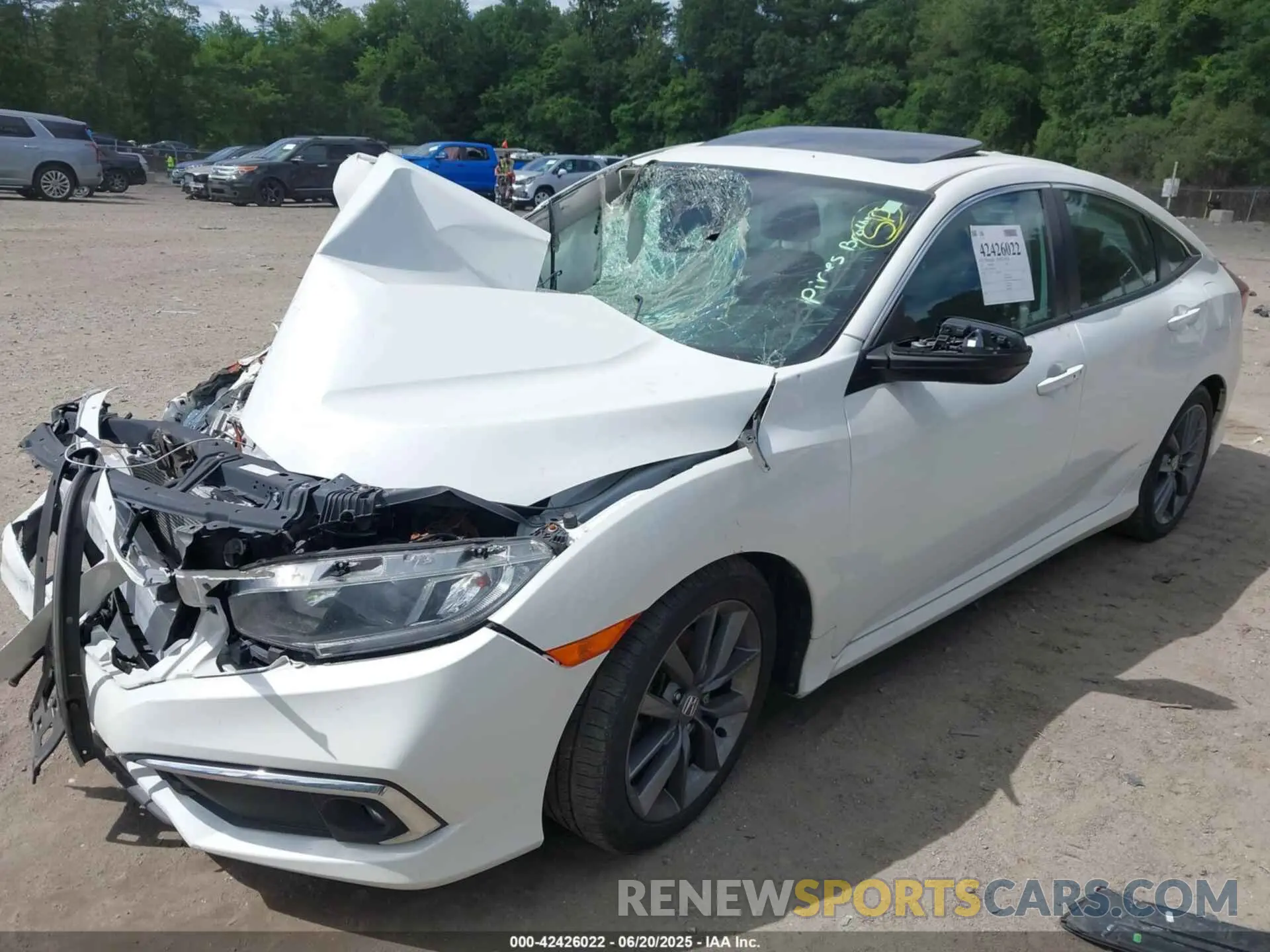 2 Photograph of a damaged car 2HGFC1F35MH703671 HONDA CIVIC 2021