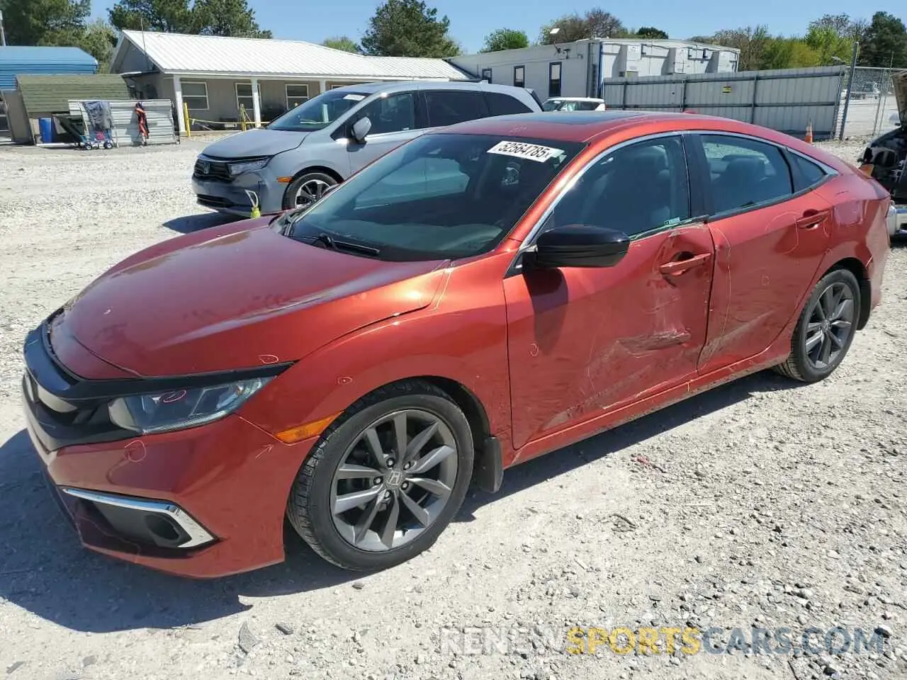1 Photograph of a damaged car 2HGFC1F36MH700391 HONDA CIVIC 2021