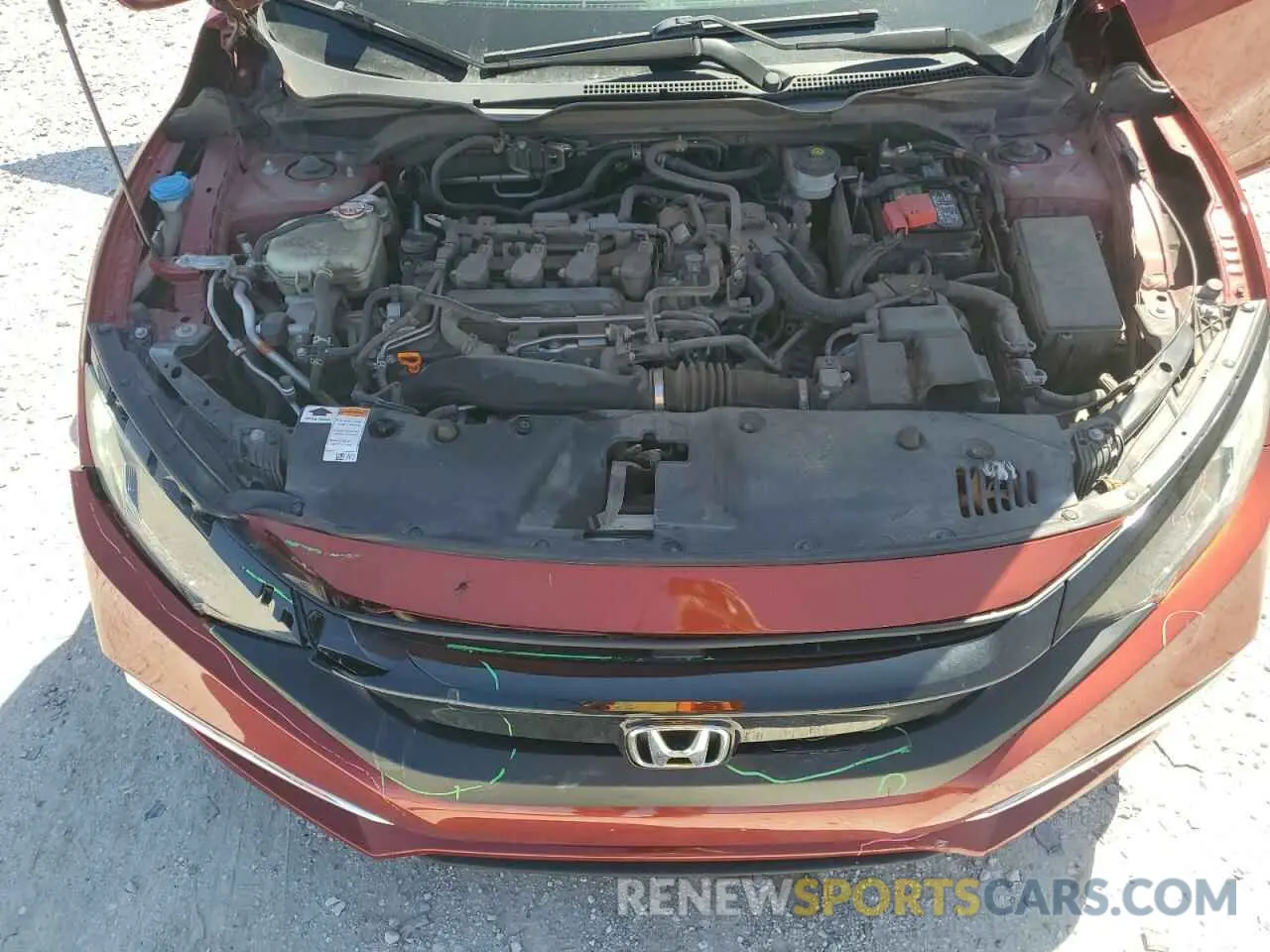 11 Photograph of a damaged car 2HGFC1F36MH700391 HONDA CIVIC 2021