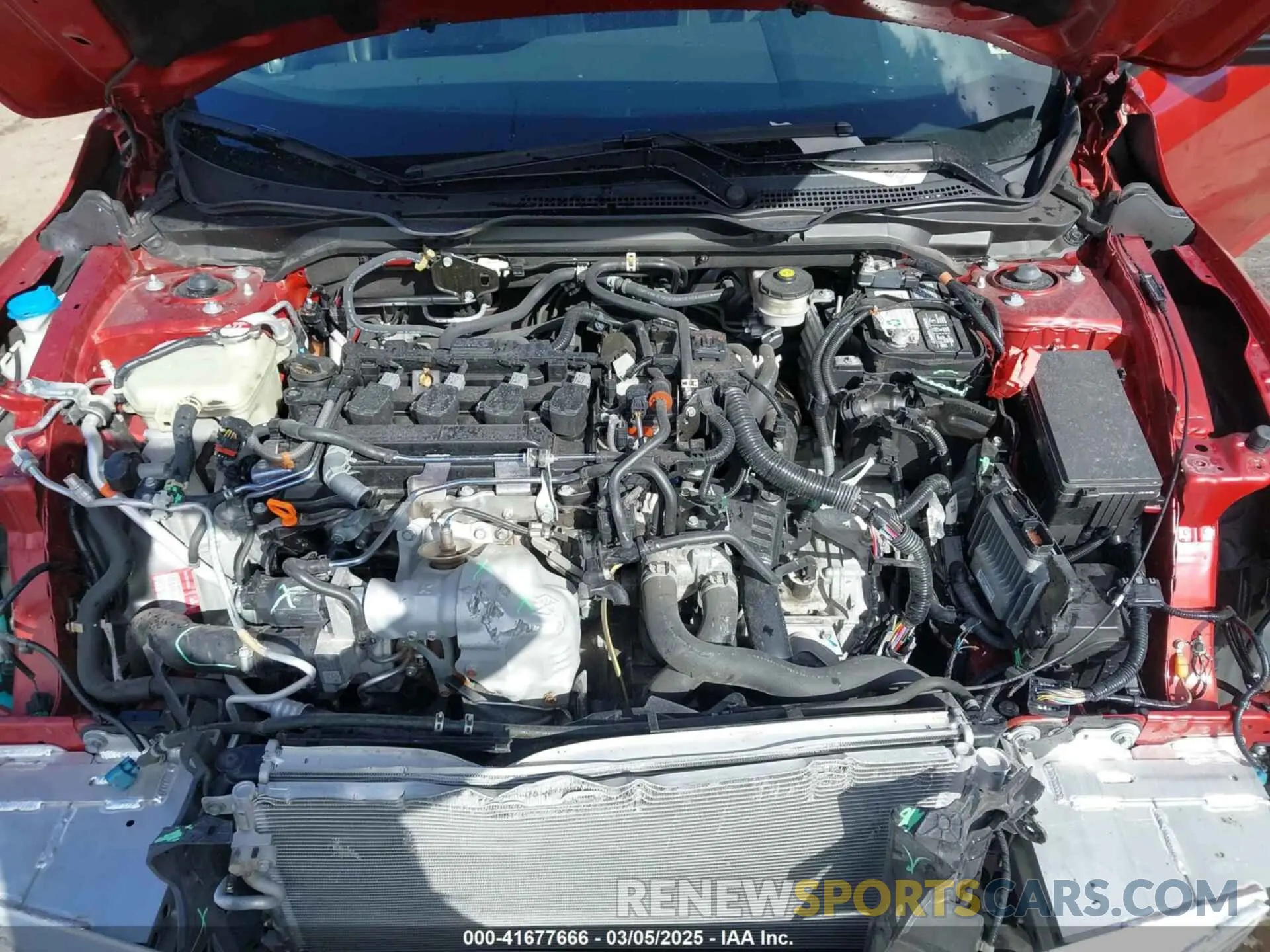 10 Photograph of a damaged car 2HGFC1F36MH703954 HONDA CIVIC 2021