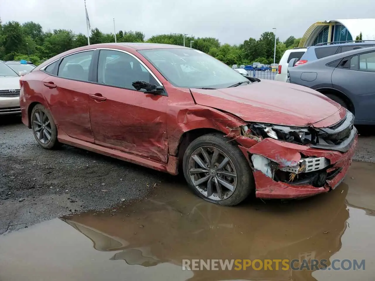 4 Photograph of a damaged car 2HGFC1F37MH702750 HONDA CIVIC 2021