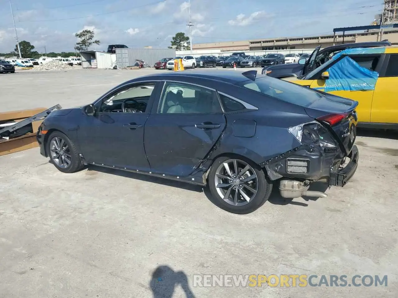 2 Photograph of a damaged car 2HGFC1F77MH700483 HONDA CIVIC 2021
