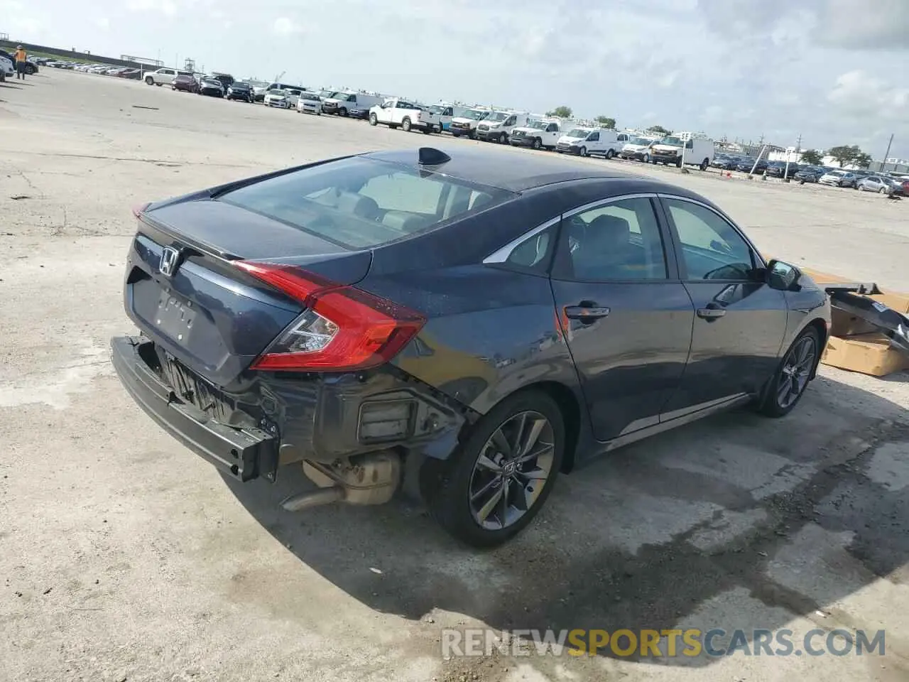 3 Photograph of a damaged car 2HGFC1F77MH700483 HONDA CIVIC 2021