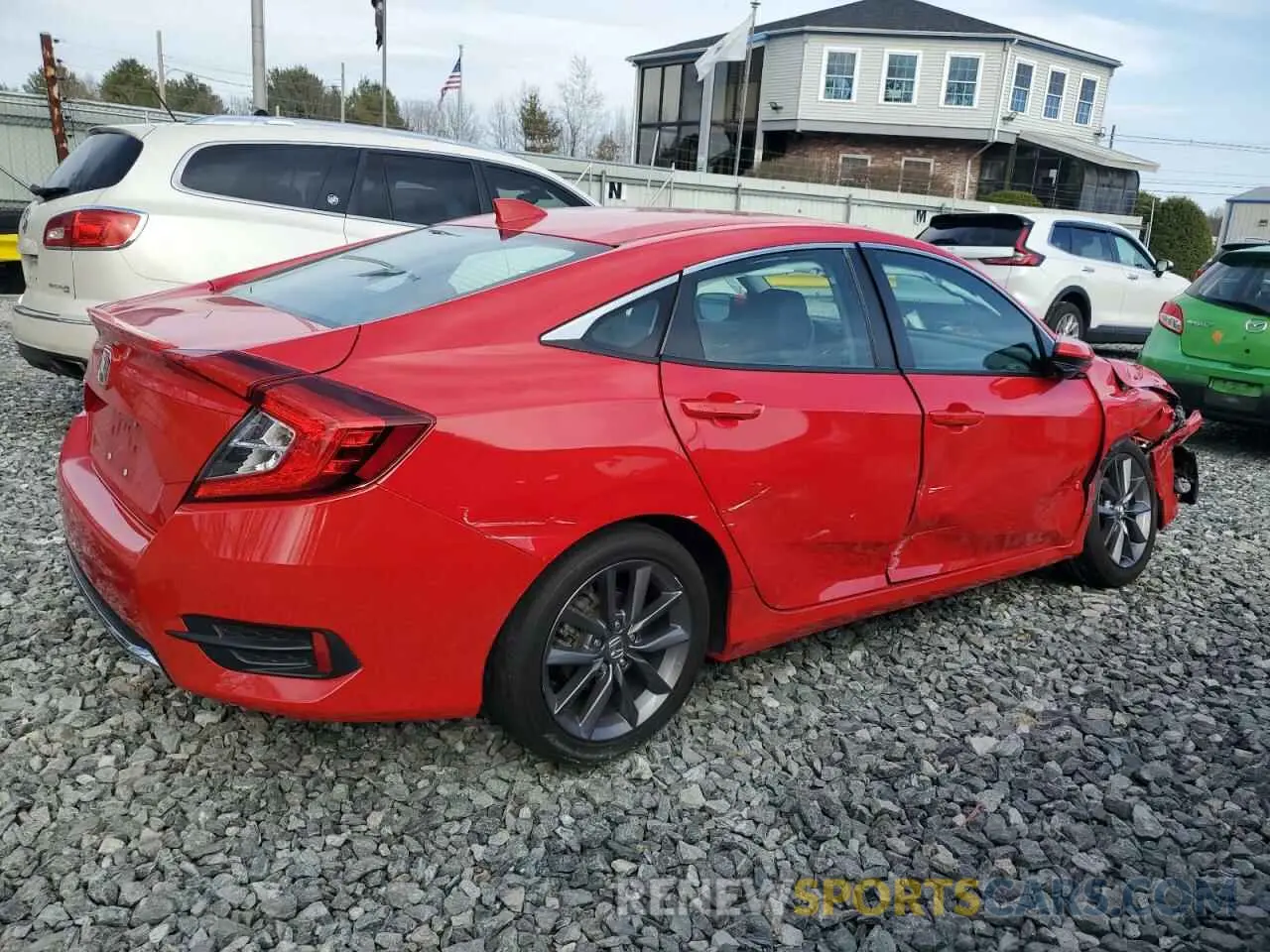 3 Photograph of a damaged car 2HGFC1F78MH701898 HONDA CIVIC 2021
