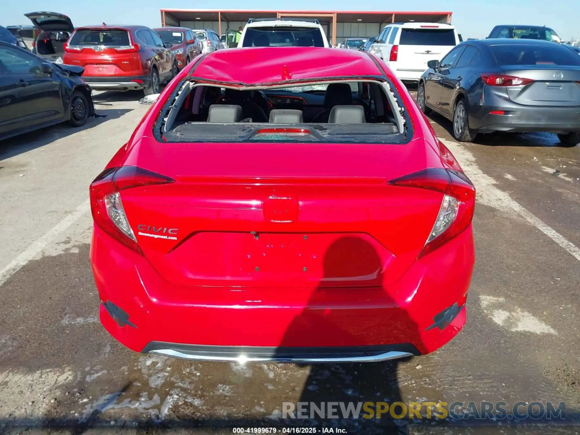 16 Photograph of a damaged car 2HGFC1F78MH706292 HONDA CIVIC 2021