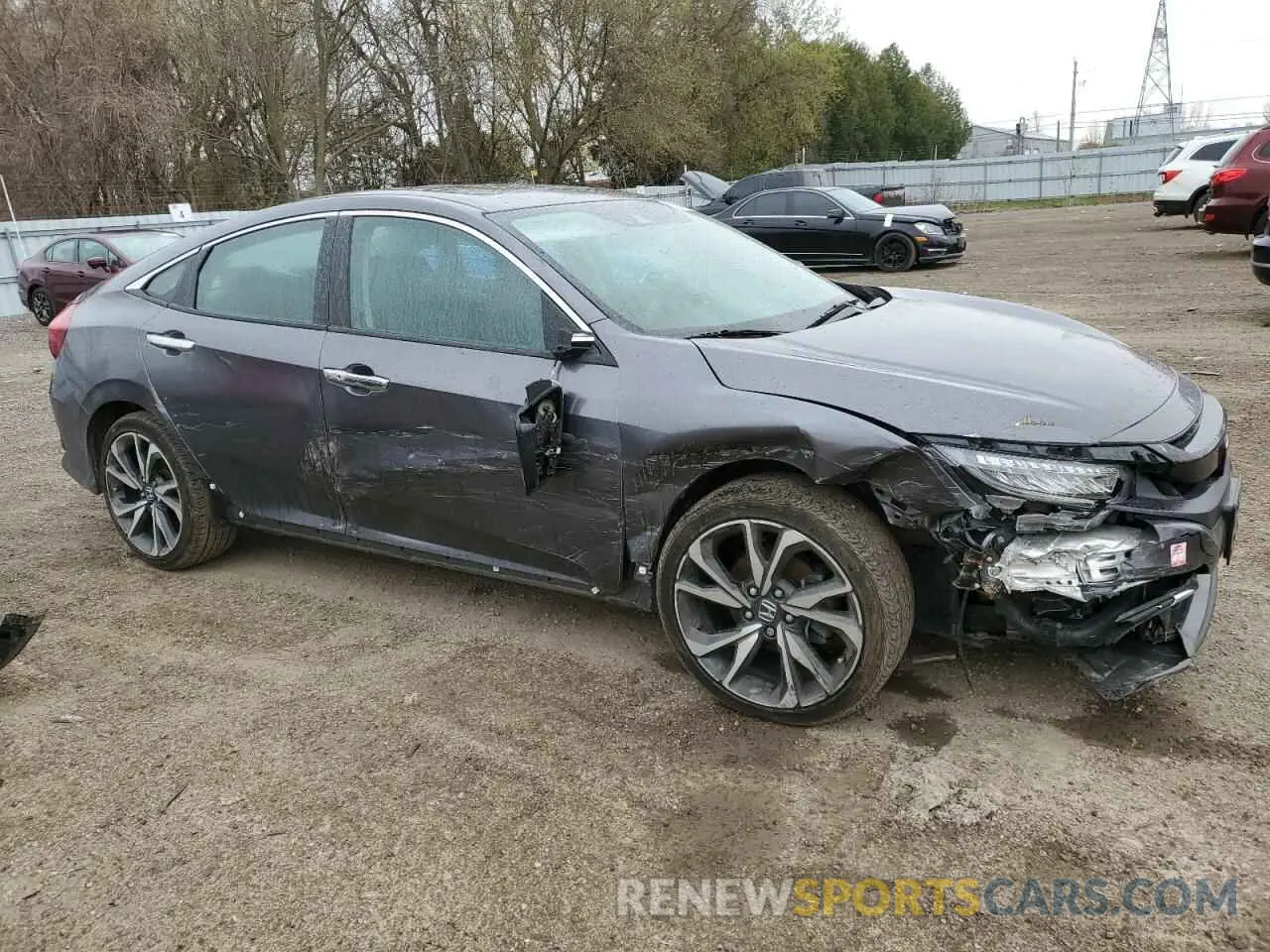 4 Photograph of a damaged car 2HGFC1F96MH100829 HONDA CIVIC 2021