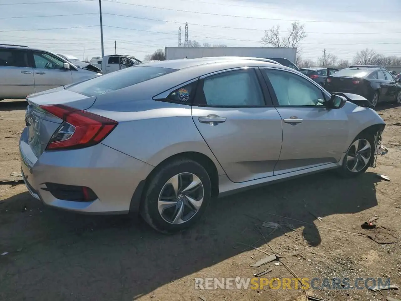 3 Photograph of a damaged car 2HGFC2F60MH501160 HONDA CIVIC 2021