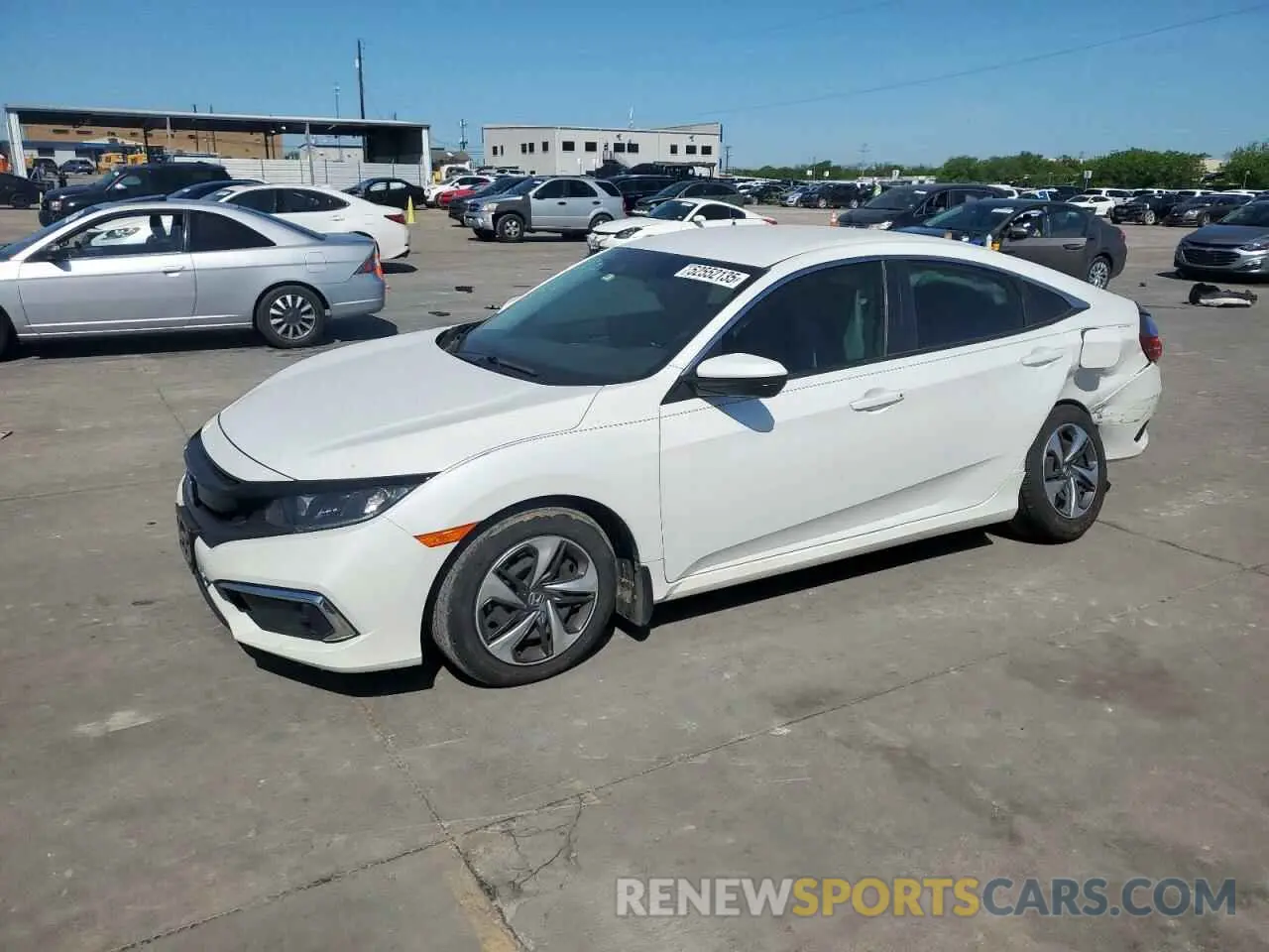 1 Photograph of a damaged car 2HGFC2F61MH514368 HONDA CIVIC 2021