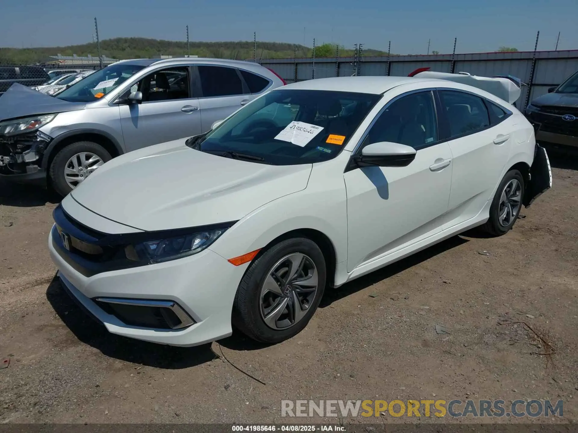 2 Photograph of a damaged car 2HGFC2F61MH556913 HONDA CIVIC 2021
