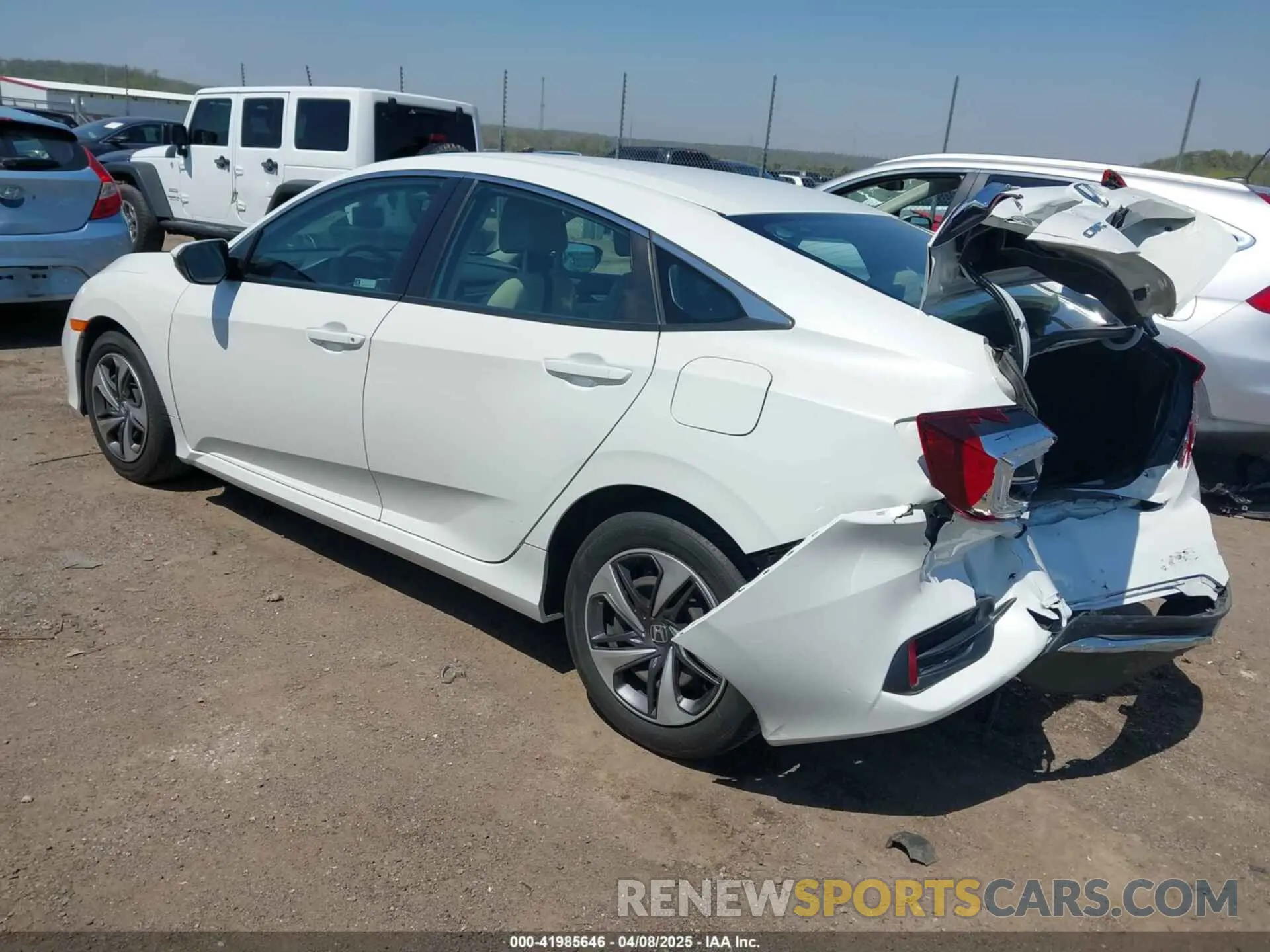 3 Photograph of a damaged car 2HGFC2F61MH556913 HONDA CIVIC 2021