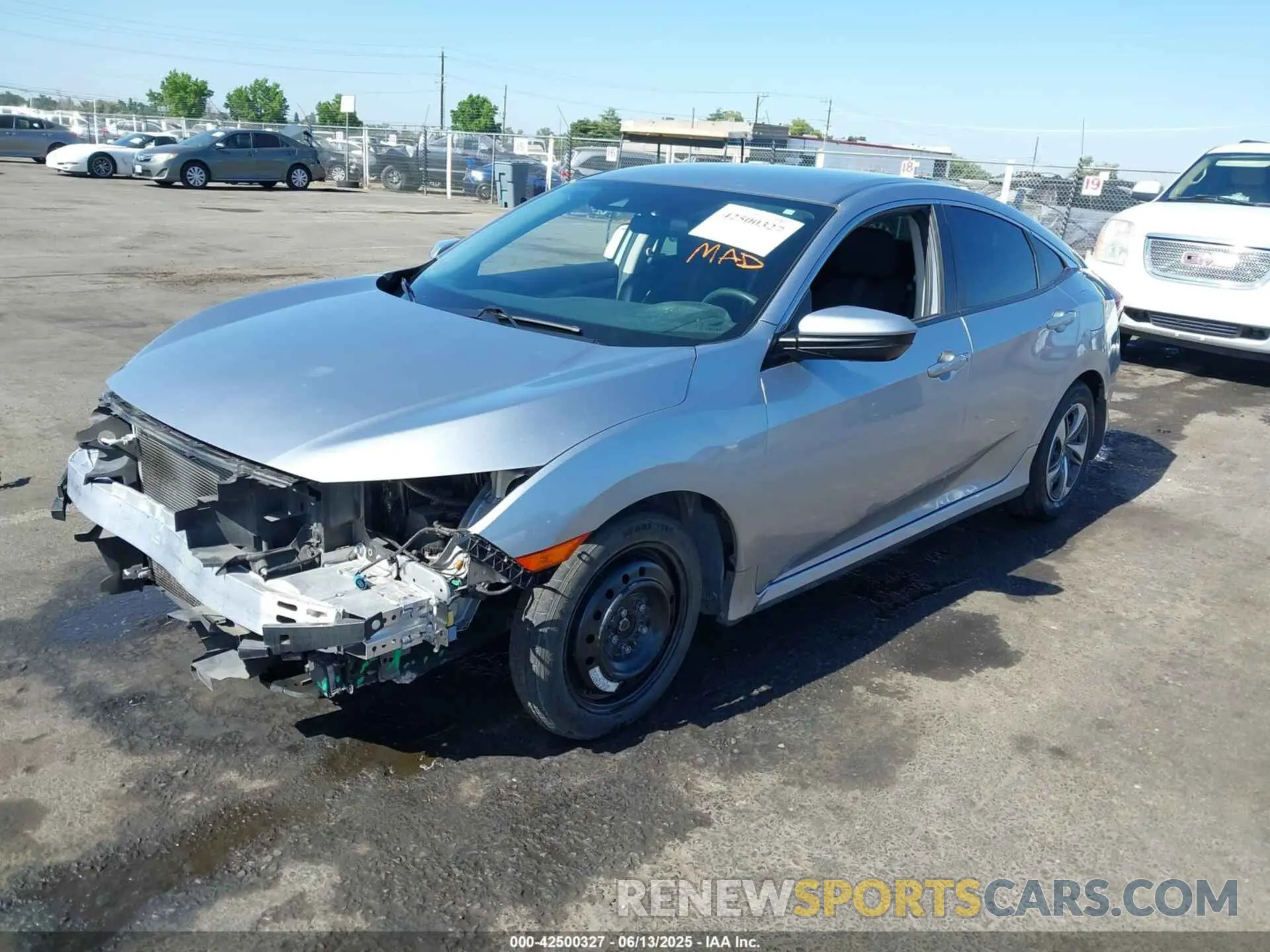 2 Photograph of a damaged car 2HGFC2F62MH529171 HONDA CIVIC 2021