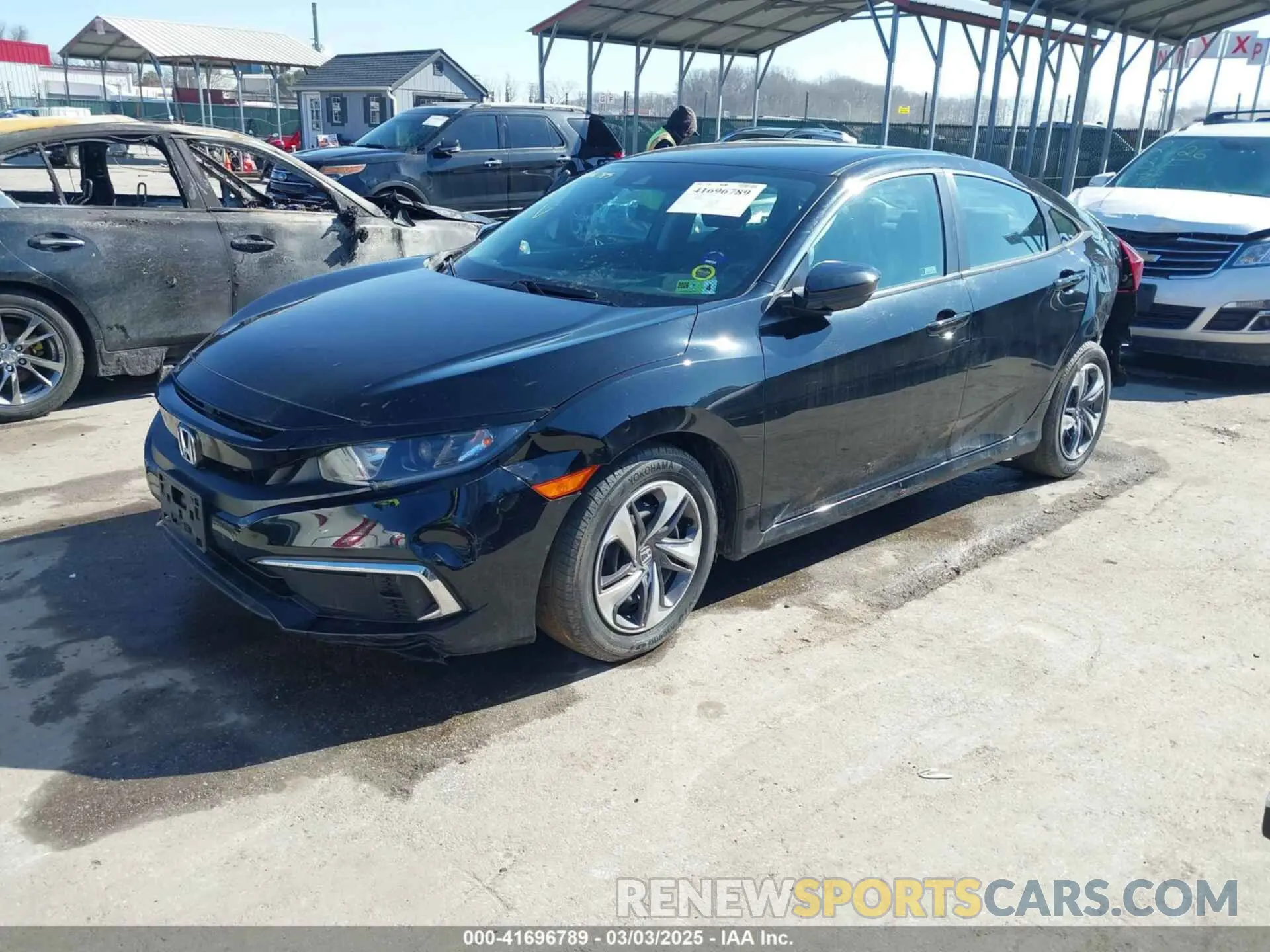 2 Photograph of a damaged car 2HGFC2F62MH533365 HONDA CIVIC 2021