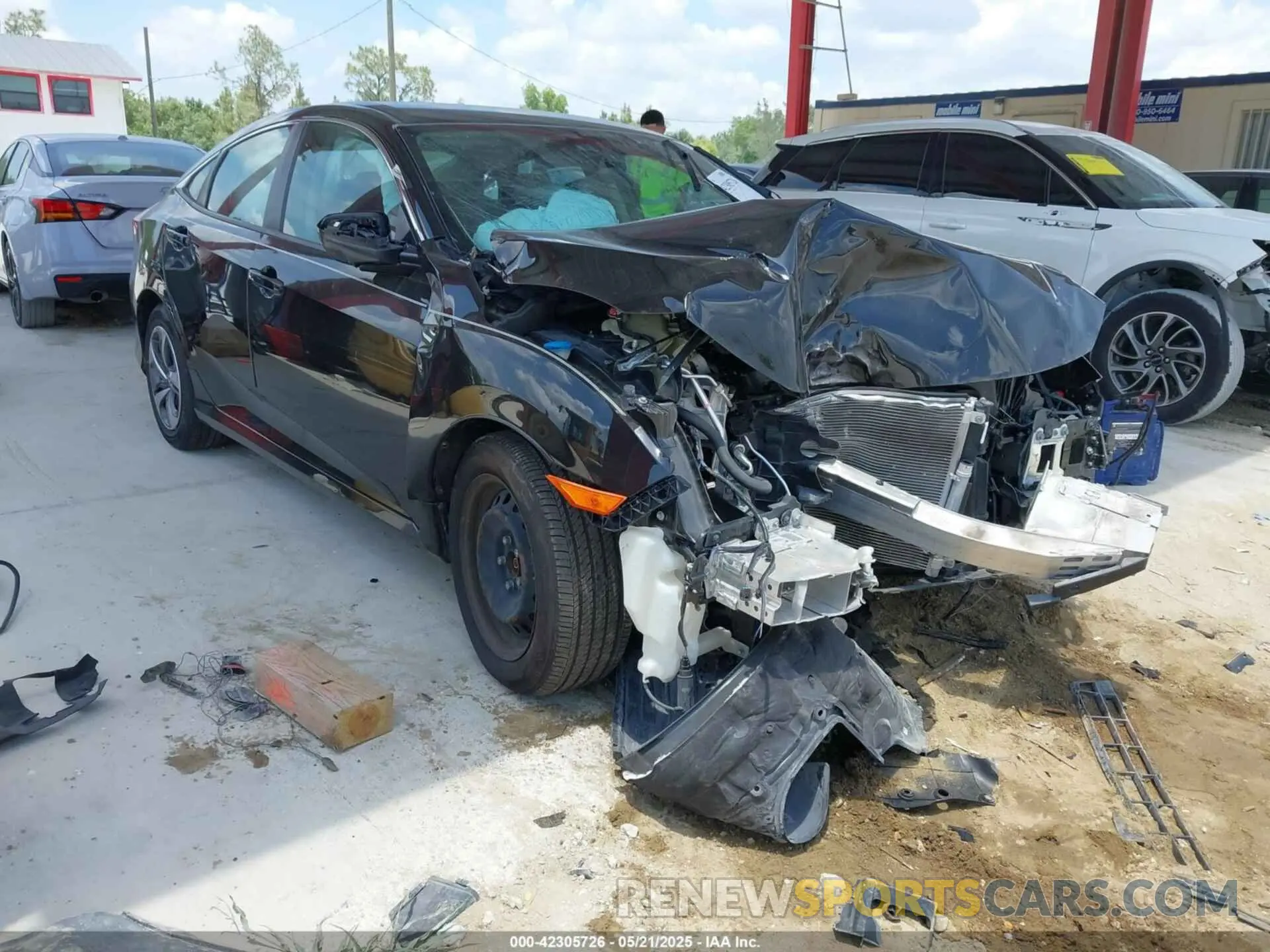 1 Photograph of a damaged car 2HGFC2F63MH539952 HONDA CIVIC 2021