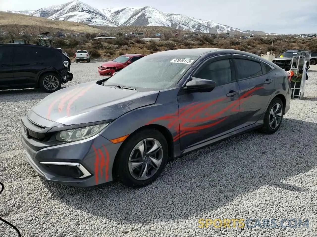 1 Photograph of a damaged car 2HGFC2F64MH500948 HONDA CIVIC 2021