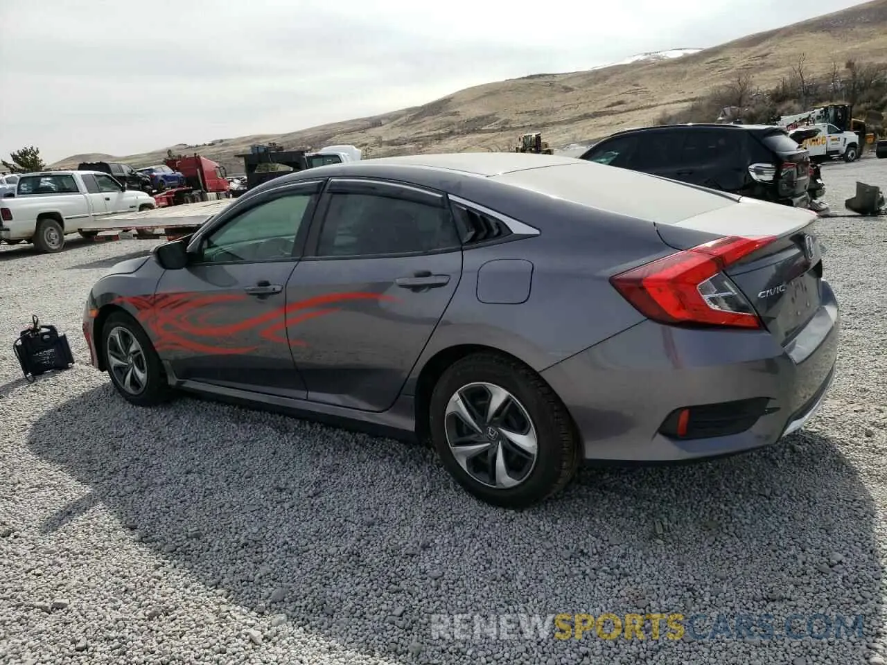 2 Photograph of a damaged car 2HGFC2F64MH500948 HONDA CIVIC 2021