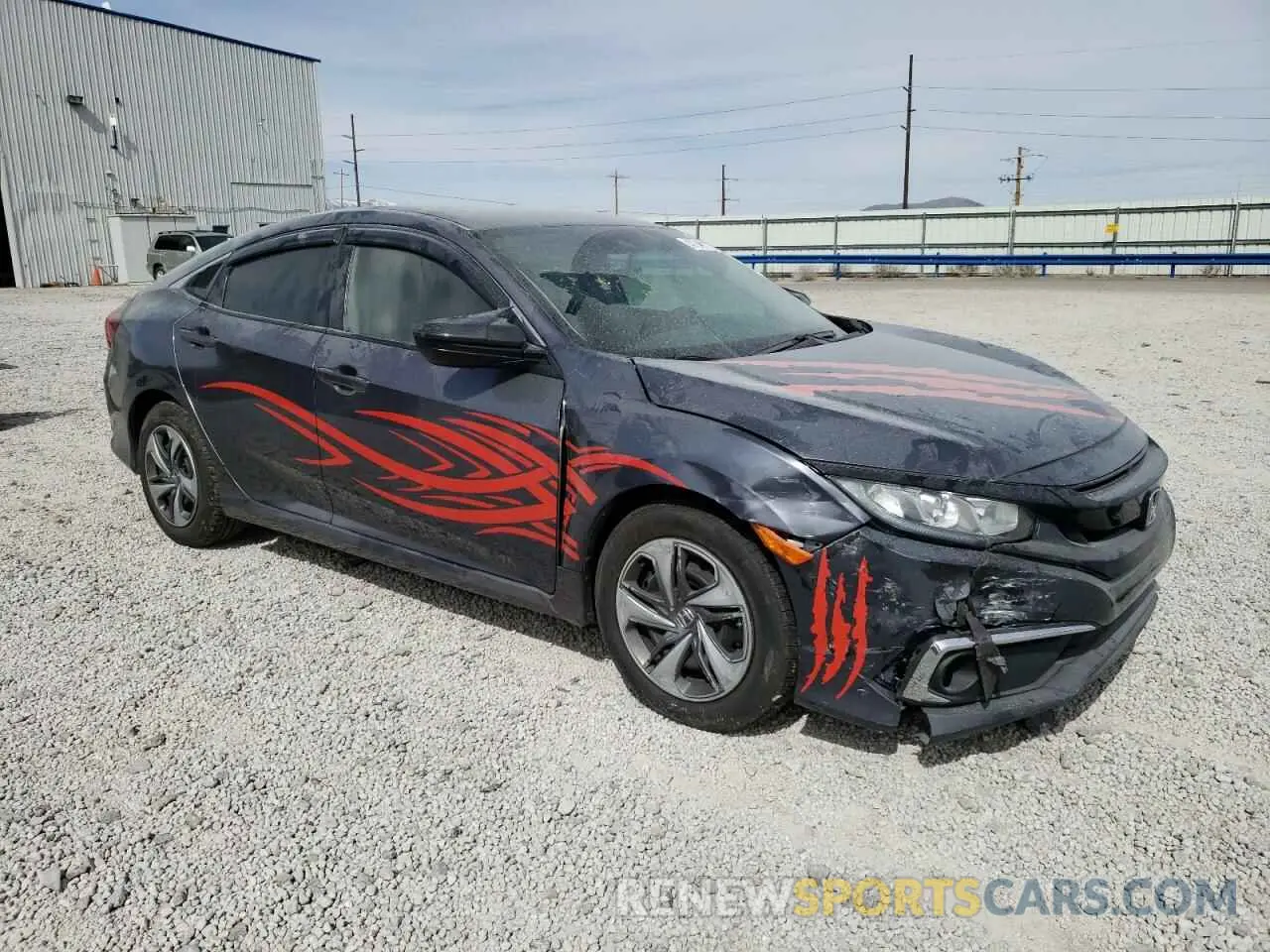 4 Photograph of a damaged car 2HGFC2F64MH500948 HONDA CIVIC 2021
