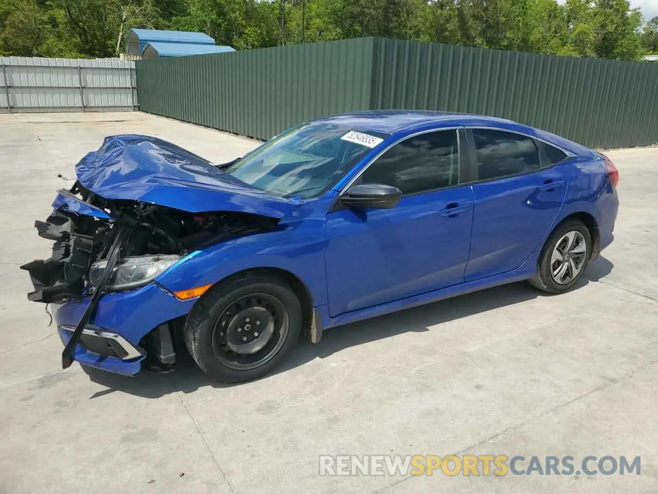1 Photograph of a damaged car 2HGFC2F64MH512131 HONDA CIVIC 2021