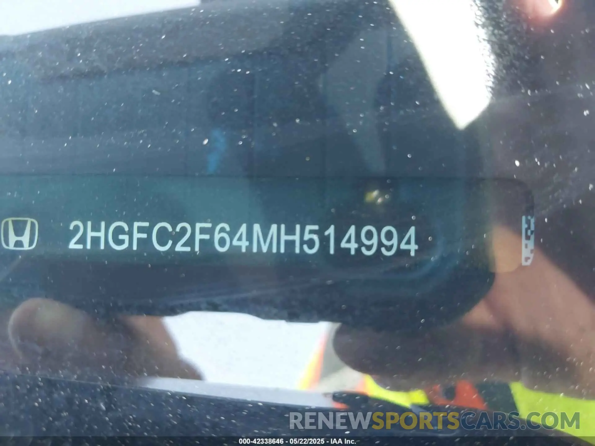 9 Photograph of a damaged car 2HGFC2F64MH514994 HONDA CIVIC 2021