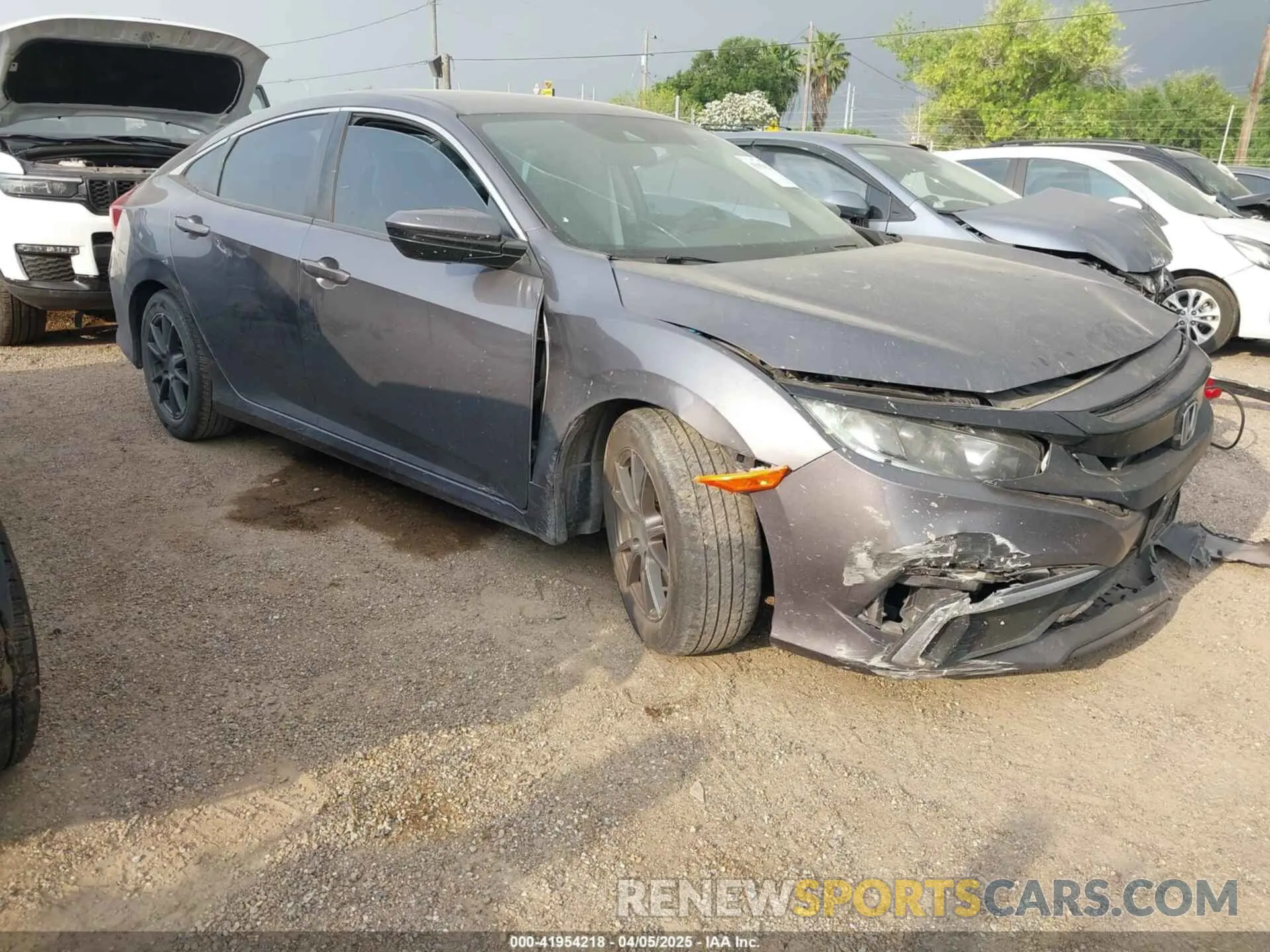 1 Photograph of a damaged car 2HGFC2F64MH555769 HONDA CIVIC 2021