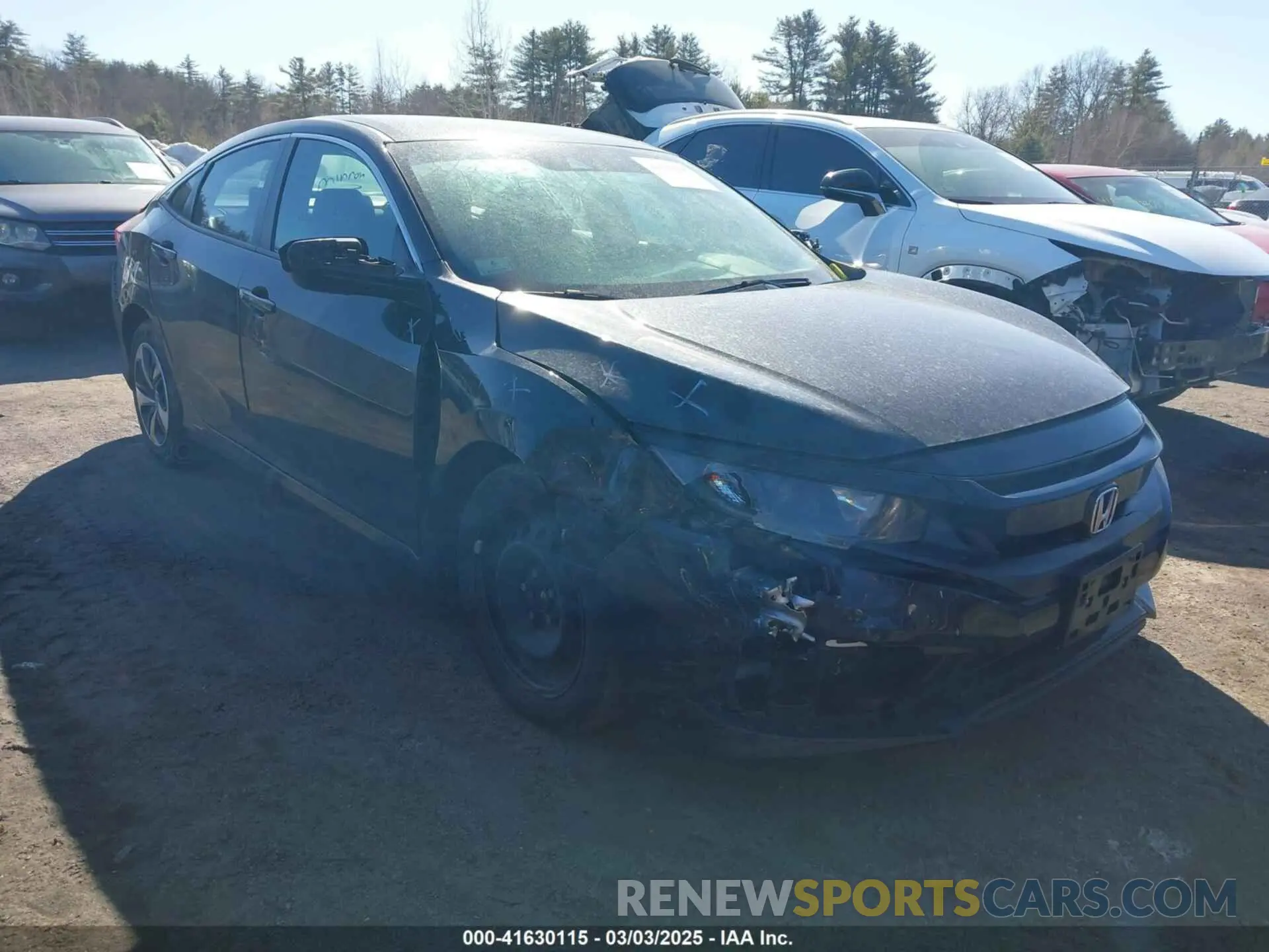 1 Photograph of a damaged car 2HGFC2F66MH516438 HONDA CIVIC 2021