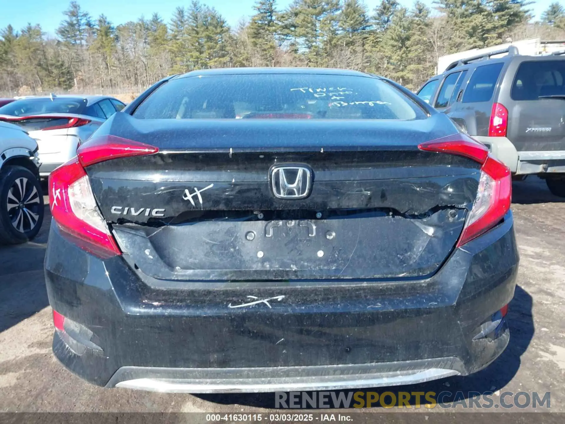 17 Photograph of a damaged car 2HGFC2F66MH516438 HONDA CIVIC 2021