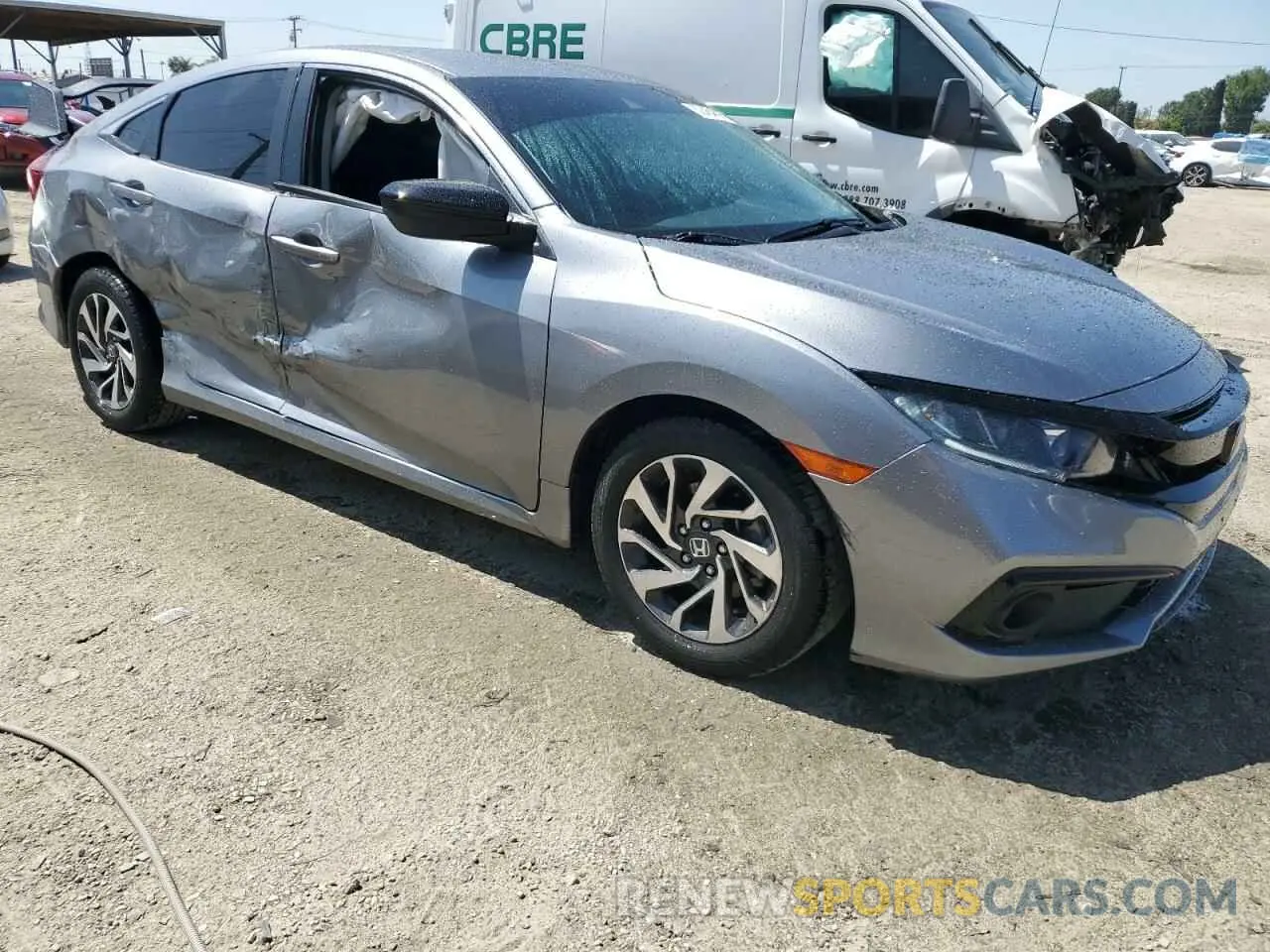 4 Photograph of a damaged car 2HGFC2F66MH525849 HONDA CIVIC 2021