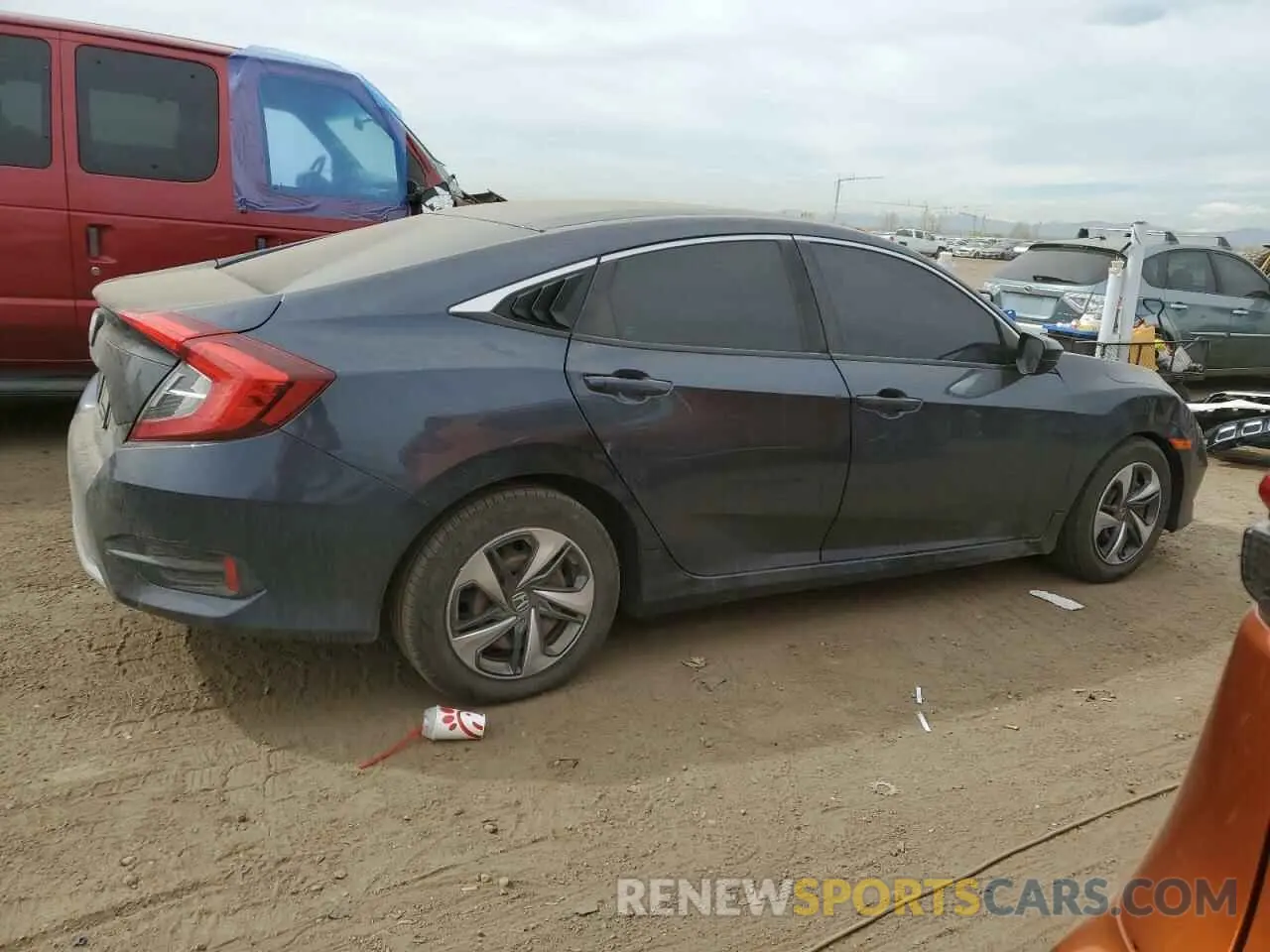 3 Photograph of a damaged car 2HGFC2F66MH535958 HONDA CIVIC 2021