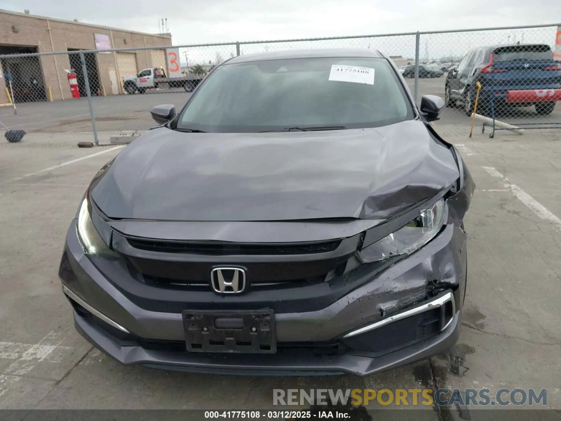12 Фотография поврежденного автомобиля 2HGFC2F67MH560304 HONDA CIVIC 2021